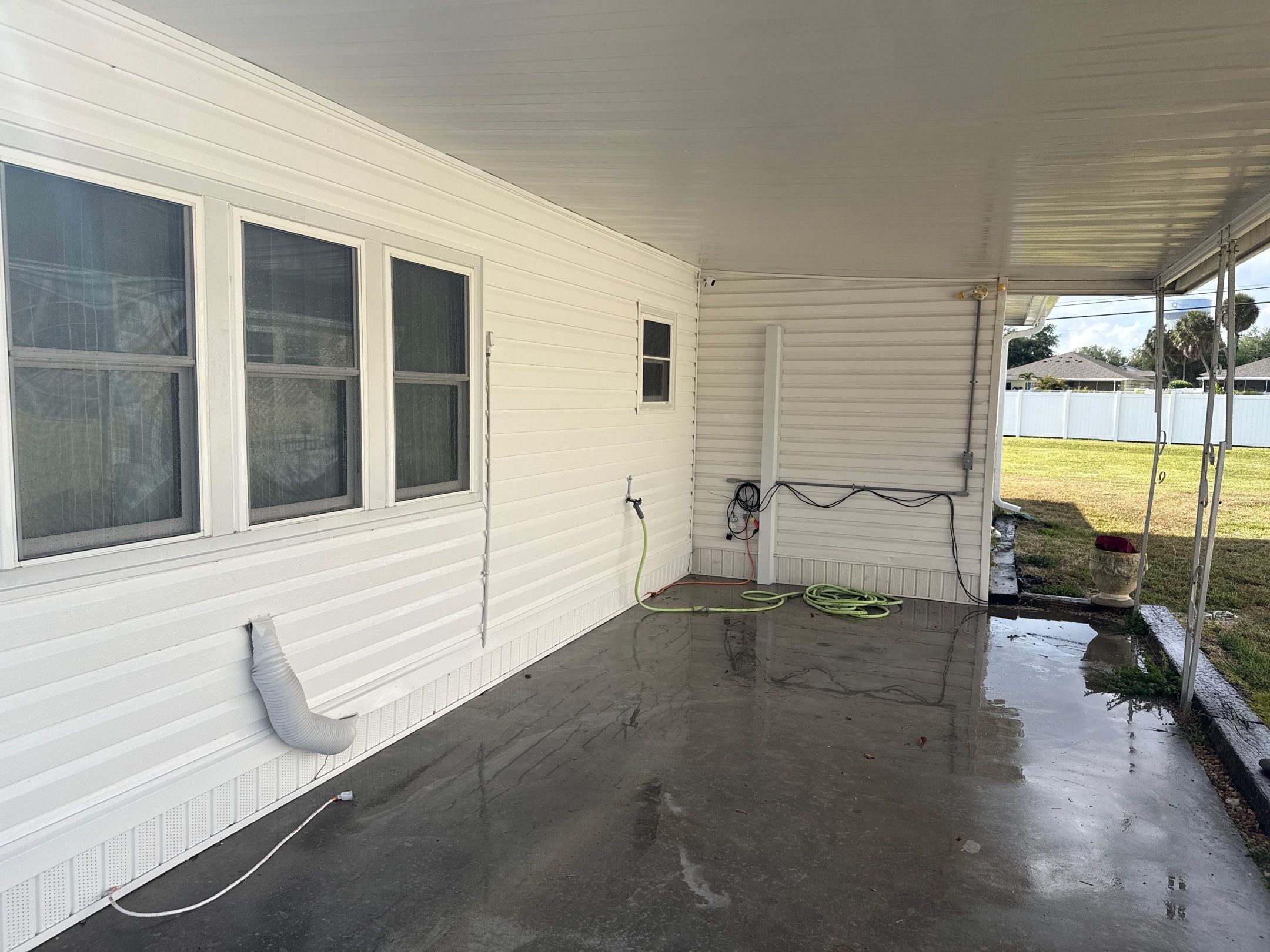 Mobile Home Soft Wash & TPO Roof Cleaning in Leisure Lake Mobile Home Park – Palmetto, FL by Sunshine AquaWash