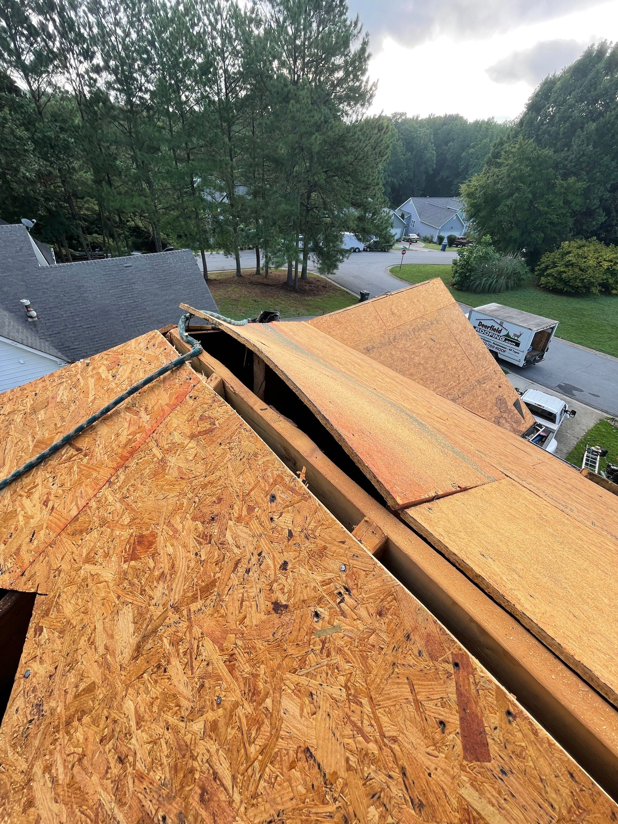 Hail Damage  by Deerfield Roofing LLC