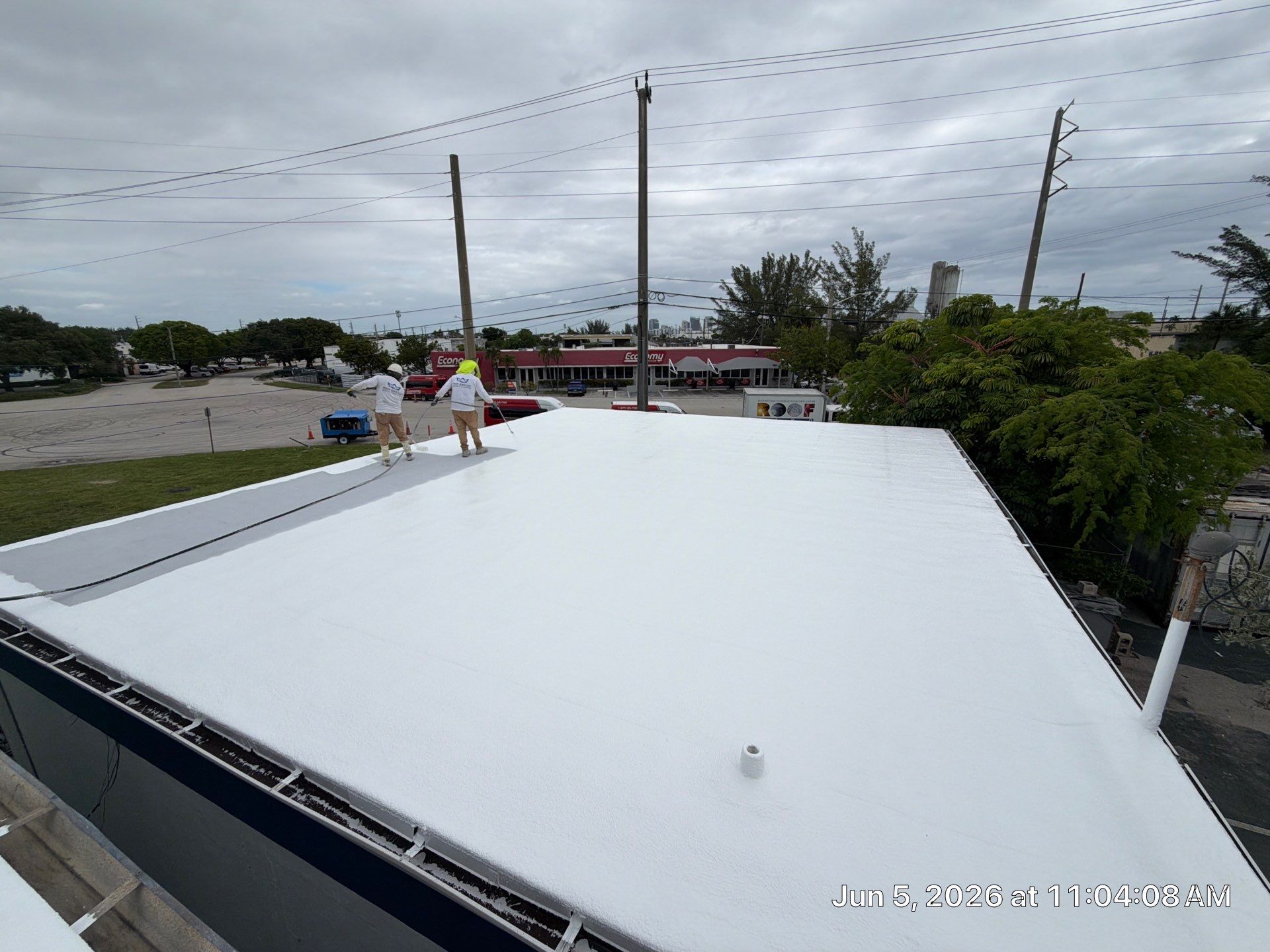 Fort Lauderdale Commercial Roof Restoration and Reflective Coating Installation by Roof King LLC