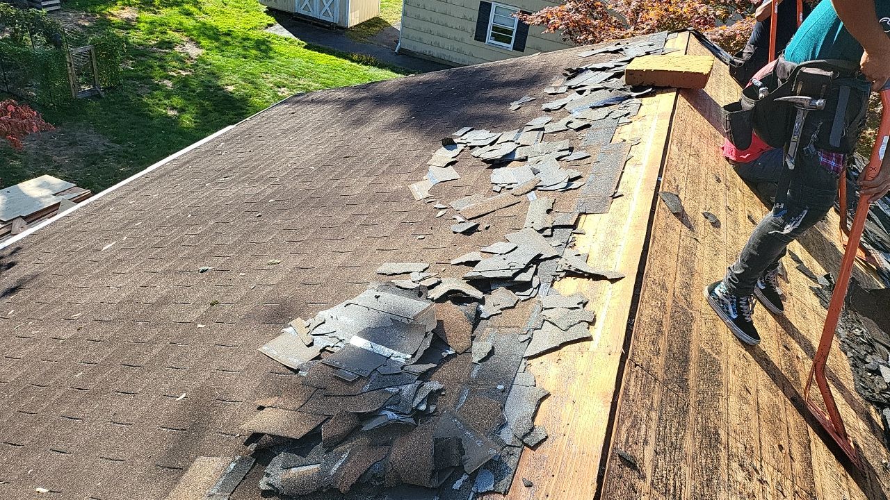 Residential Roofing Installation using Owens Corning Duration Estate Gray by A Plus Exterior