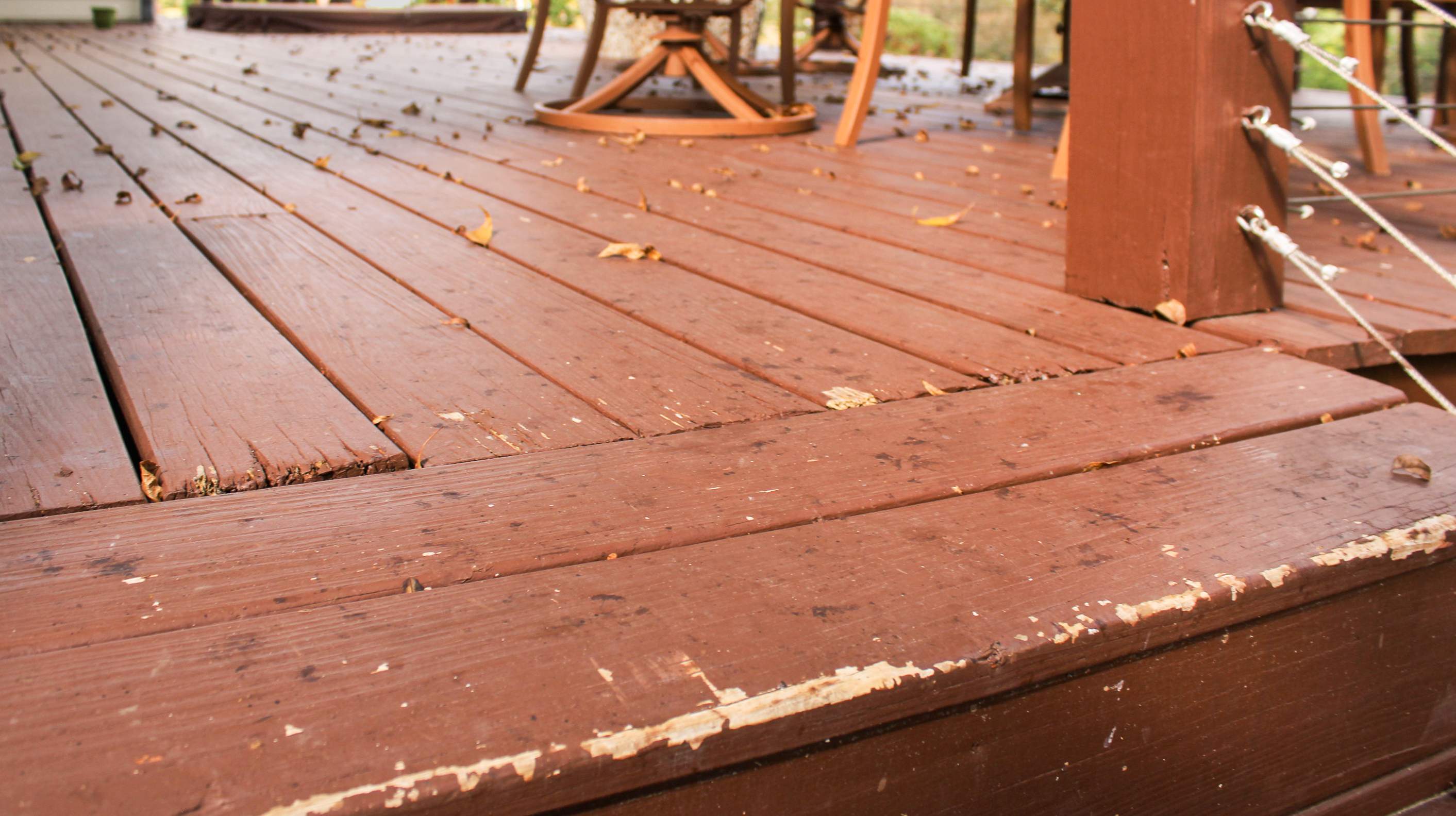 Deck Resurface with Glass Paneling and Deckorators Voyage Series Products by Nelson Exteriors 