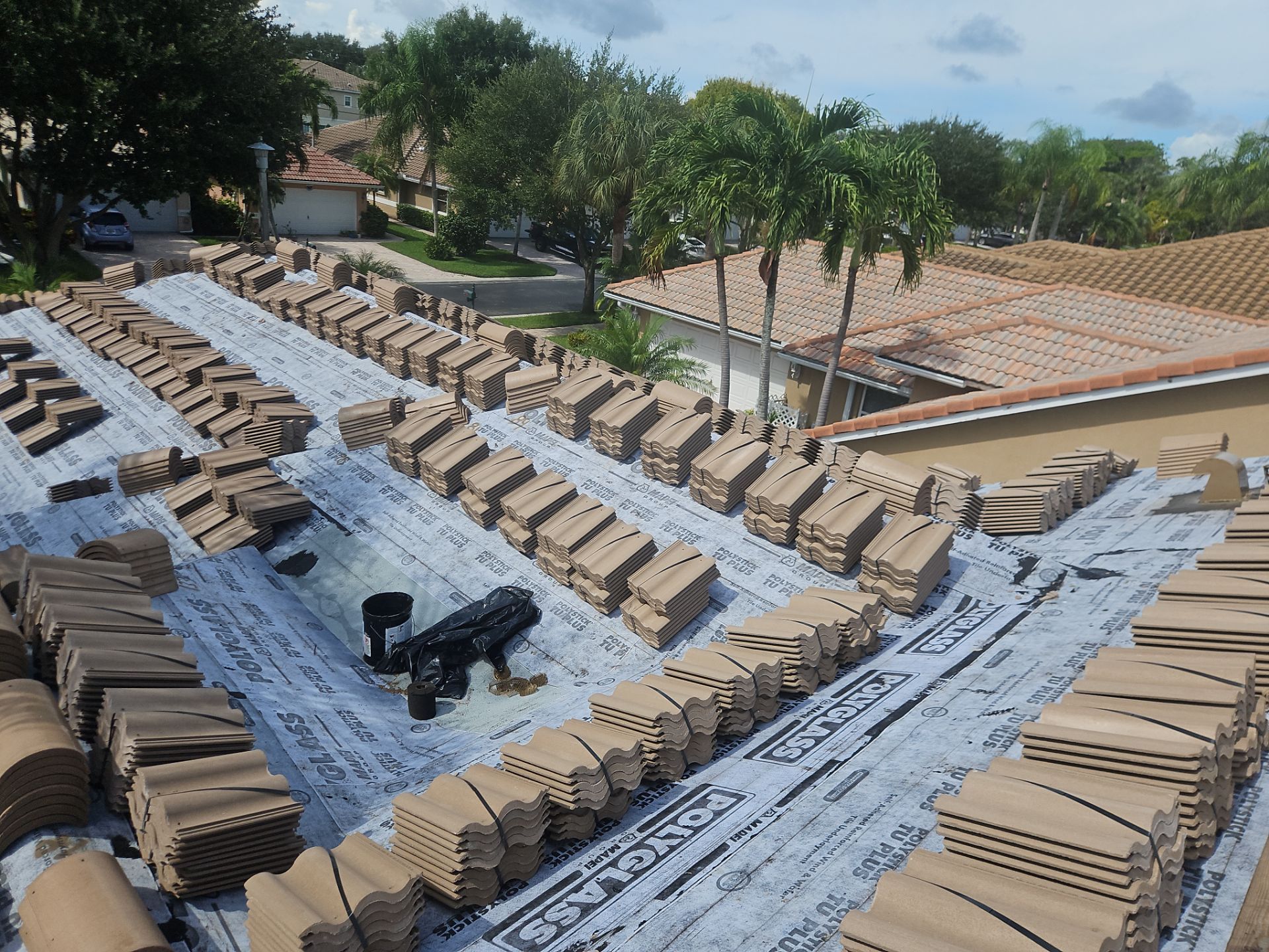 Residential Roofing Installation using WestLake Roofing Tile by BLUES BROTHERS ROOFING