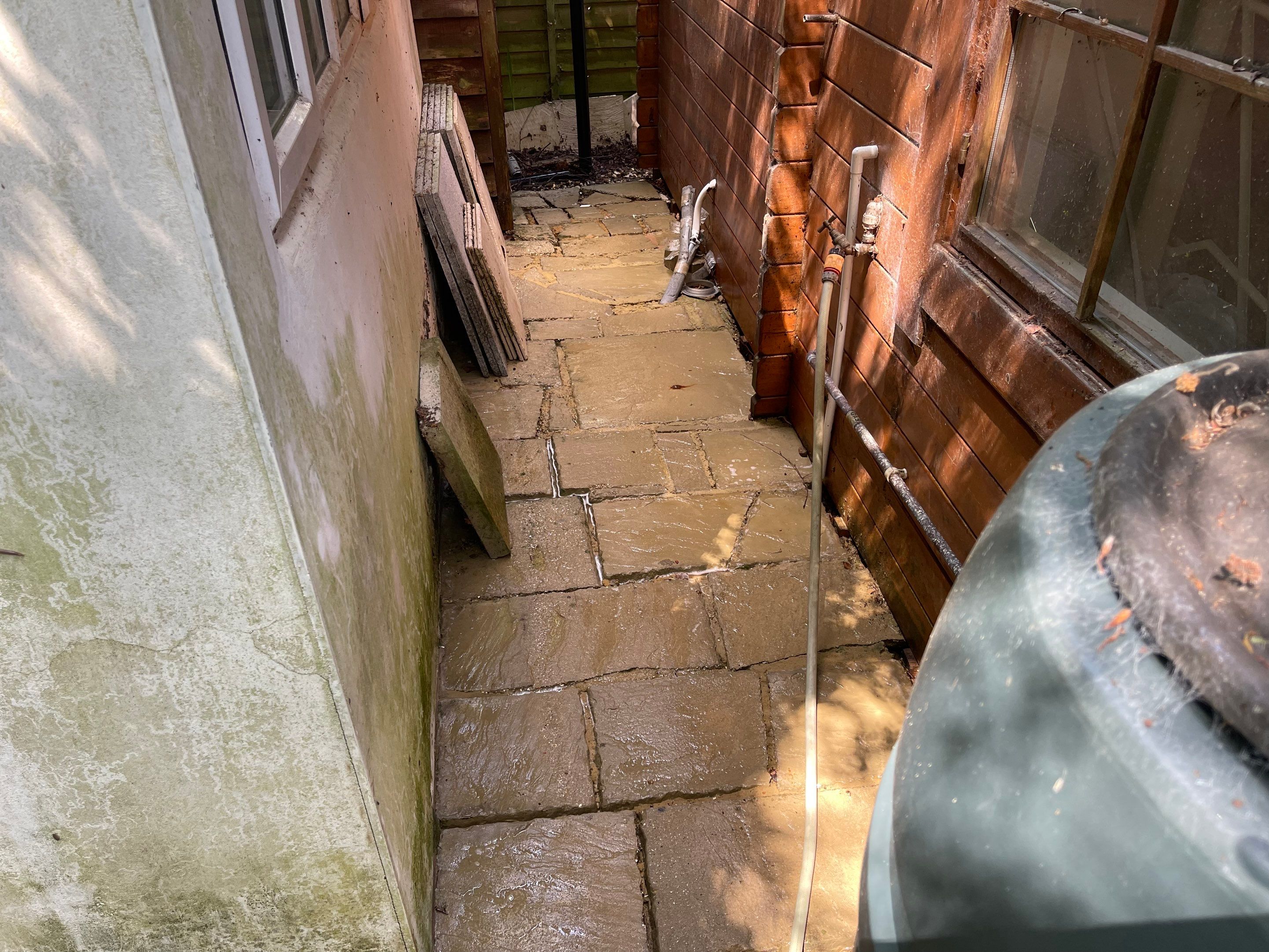 Patio Clean using honda 21 ltr/min by Ges Exterior Cleaning ltd