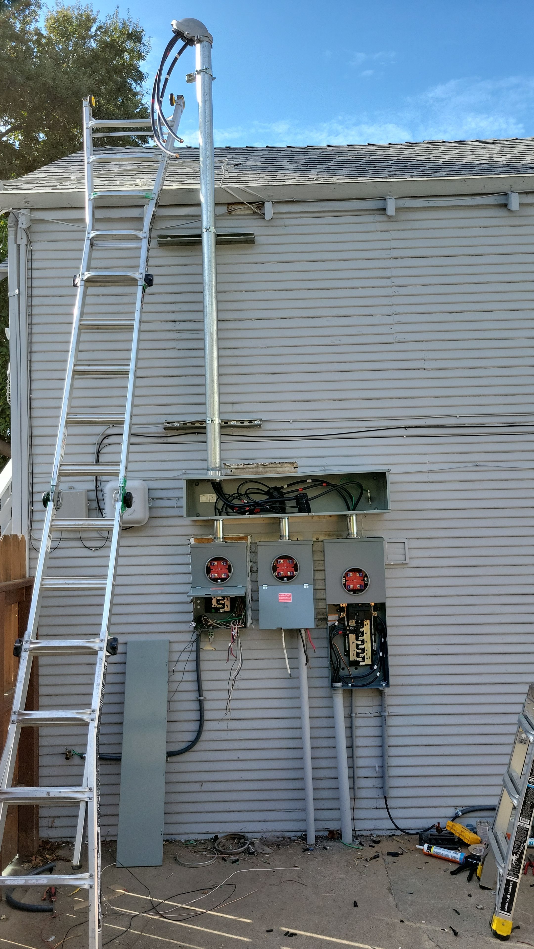 Electrical panel replacements ( Triplex ), sub panel replacement by Peach Electric Inc