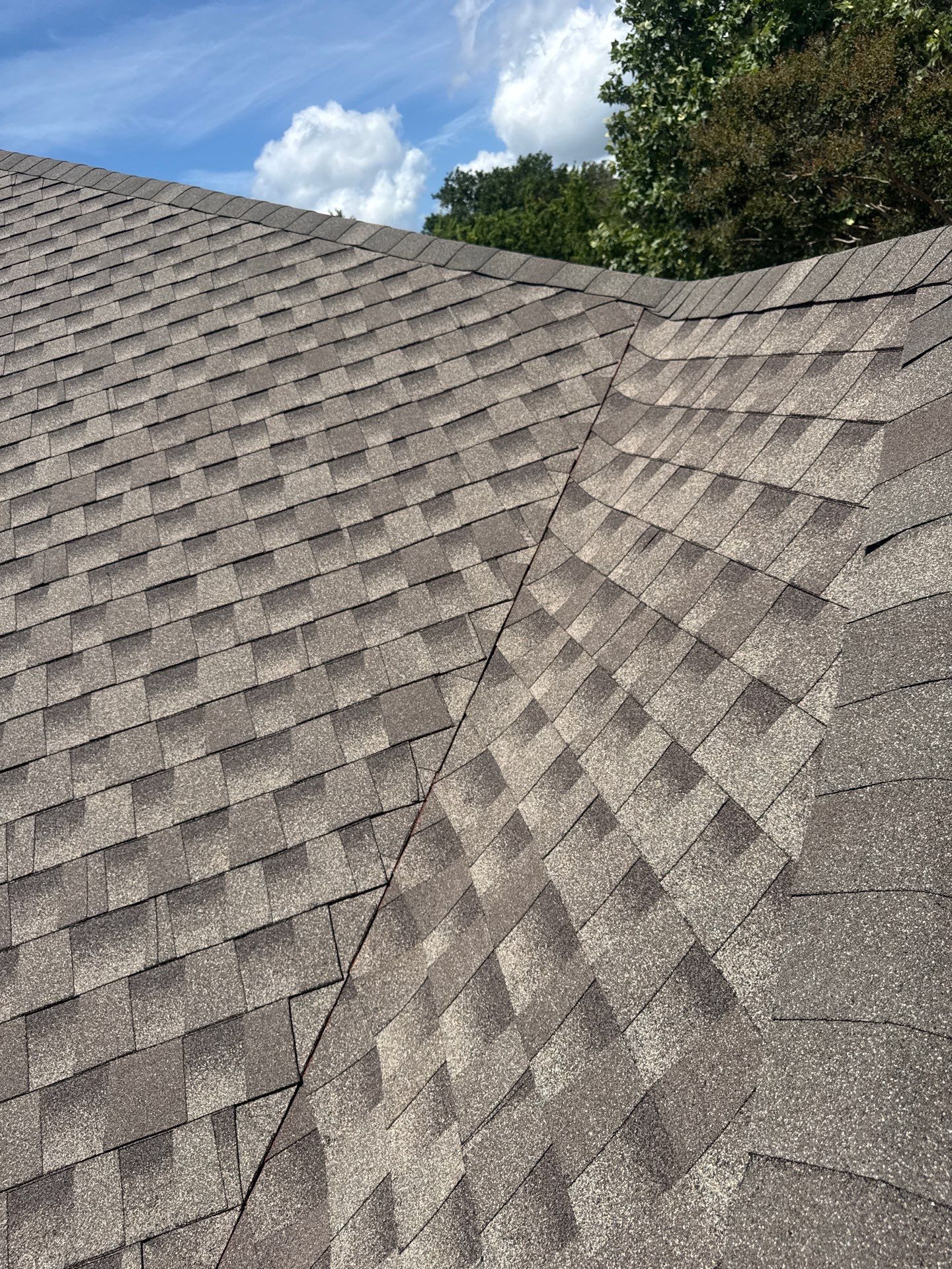 Residential Roof Replacement using GAF - HDZ - Weathered Wood by Action Exteriors Austin