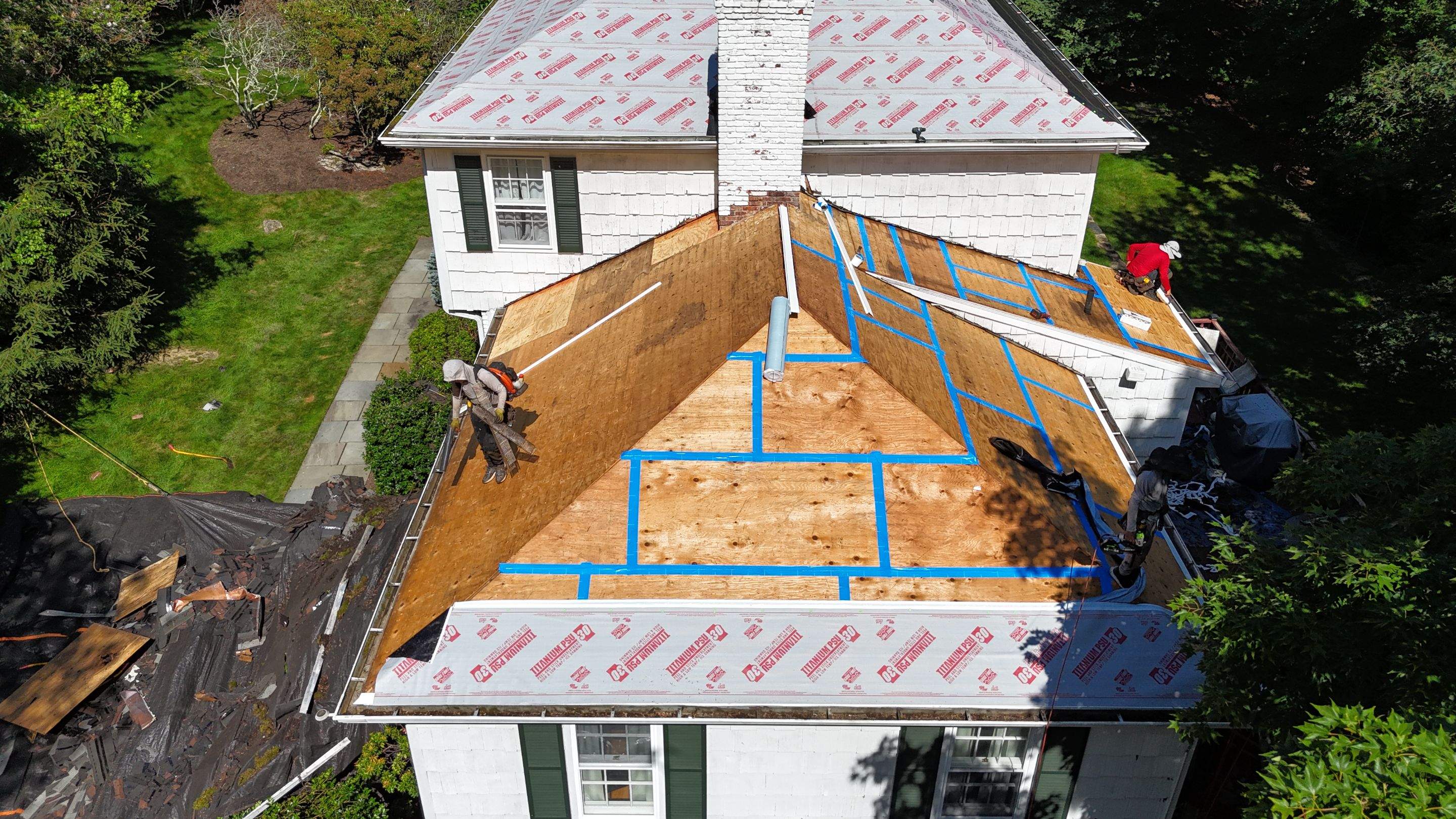 Project in Greenwich by The Energy Efficient Roofer & George's Seamless Gutters