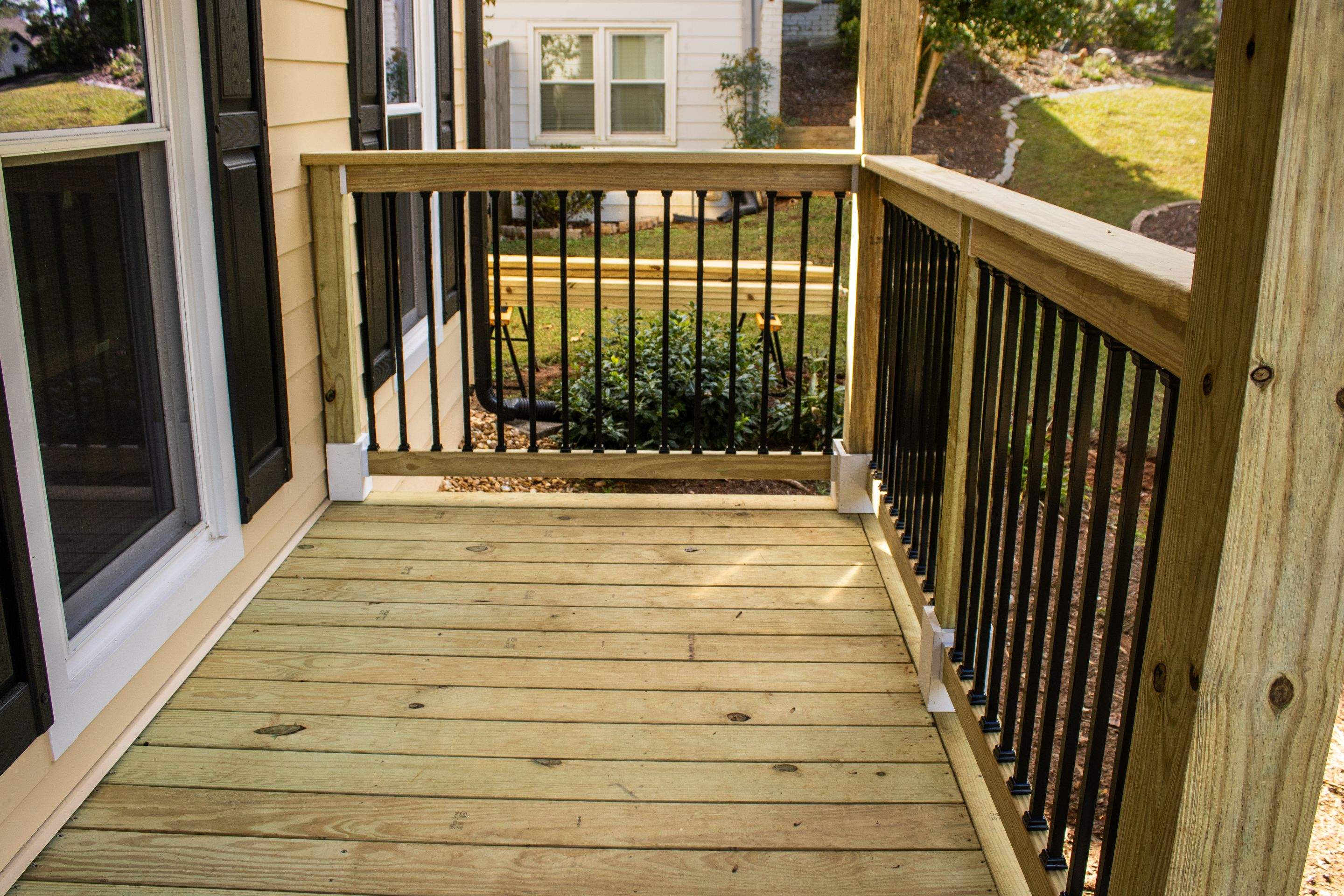 Wood Front Deck Resurface in Marietta, GA by Nelson Exteriors 