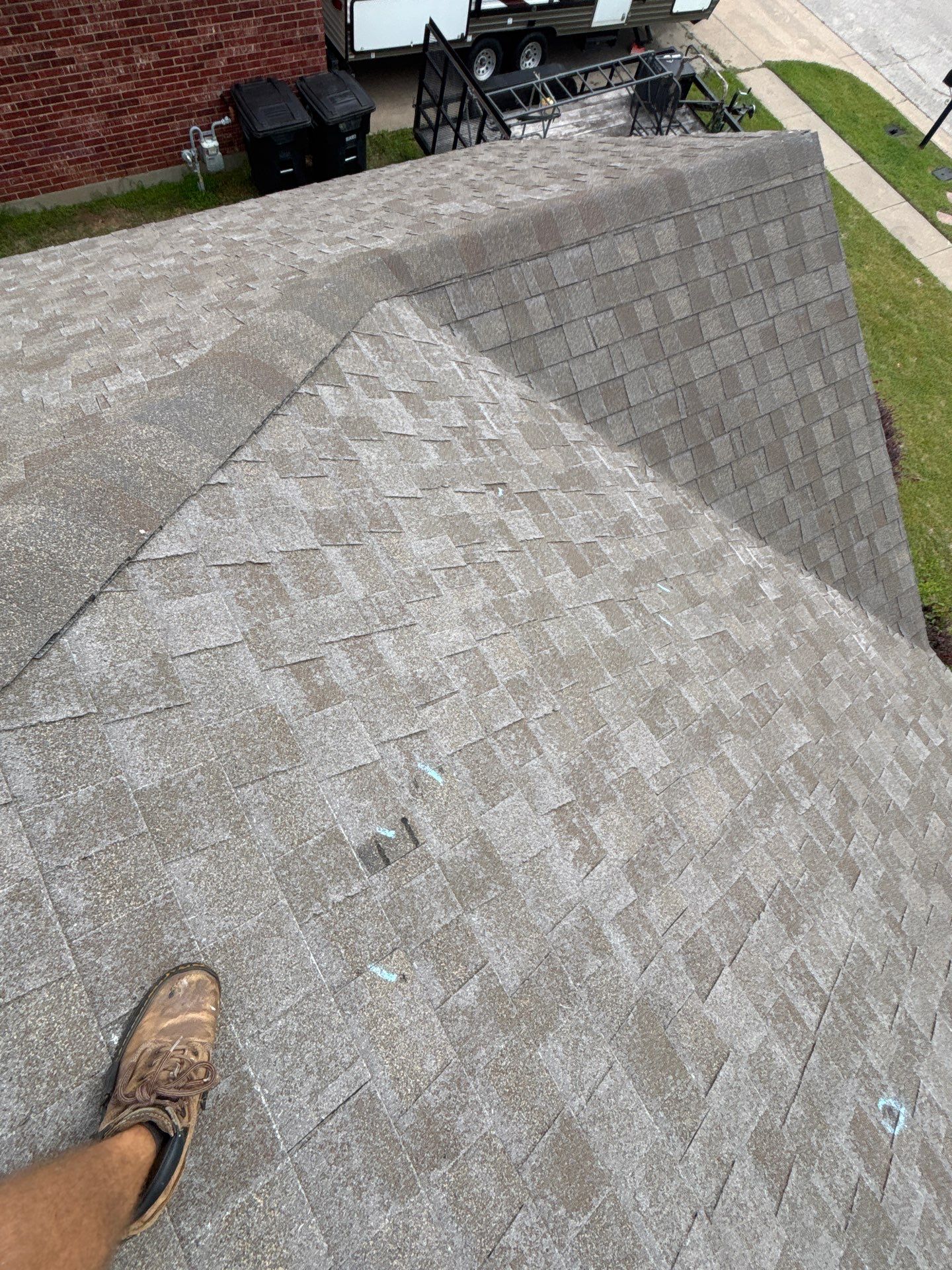 Cleburne Storm Restoration In time for Closing. by Berry Good Roofing 