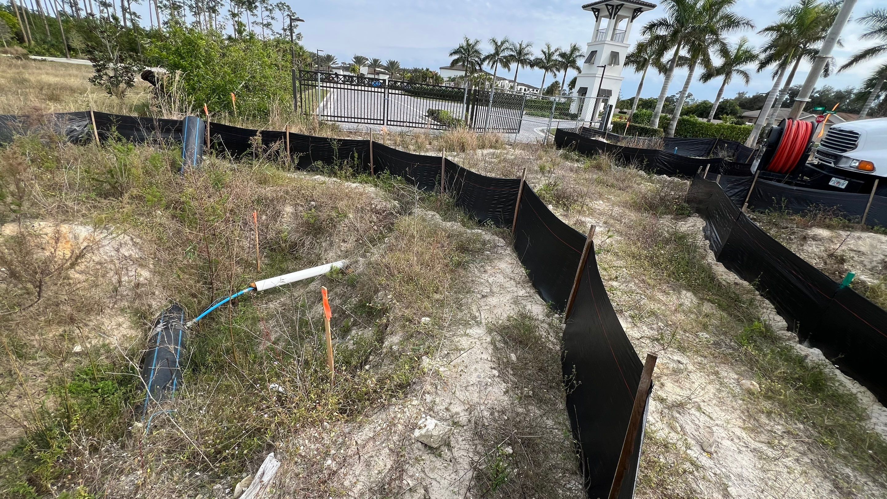 New Residential Construction Community Sewer System Cleaning by APS Power & Water