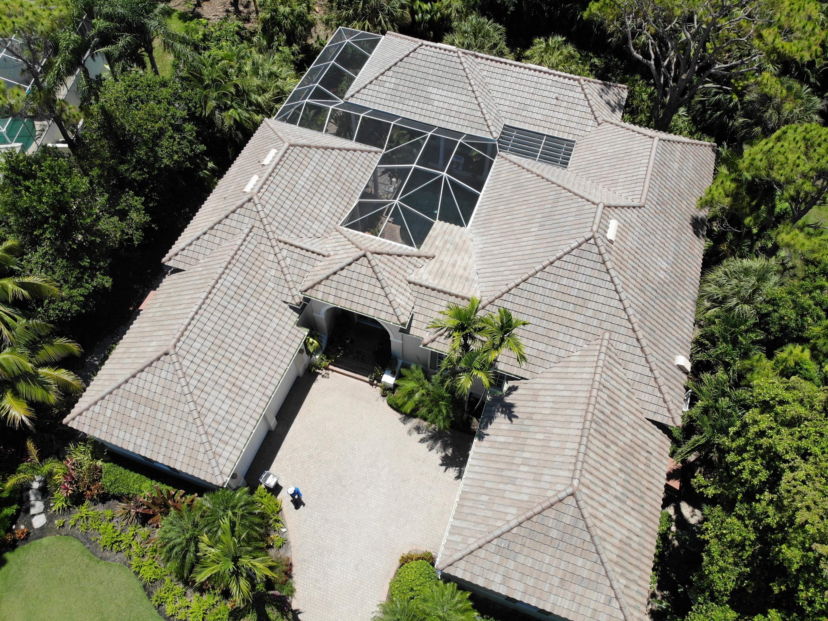 Residential Roofing Installation using Eagle Concrete Tile in Bonita Springs by International Roofing