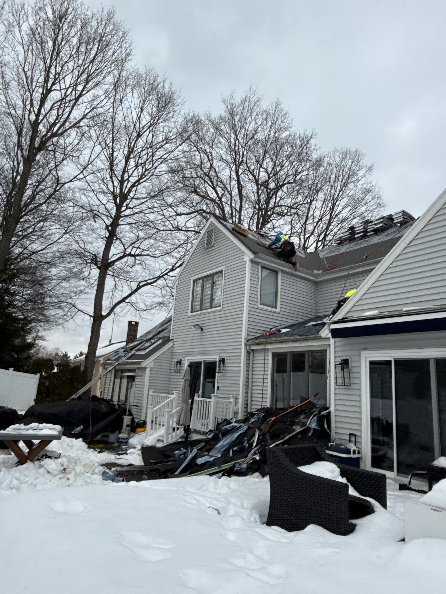 Project in Wethersfield, CT by Eagleview Restoration LLC