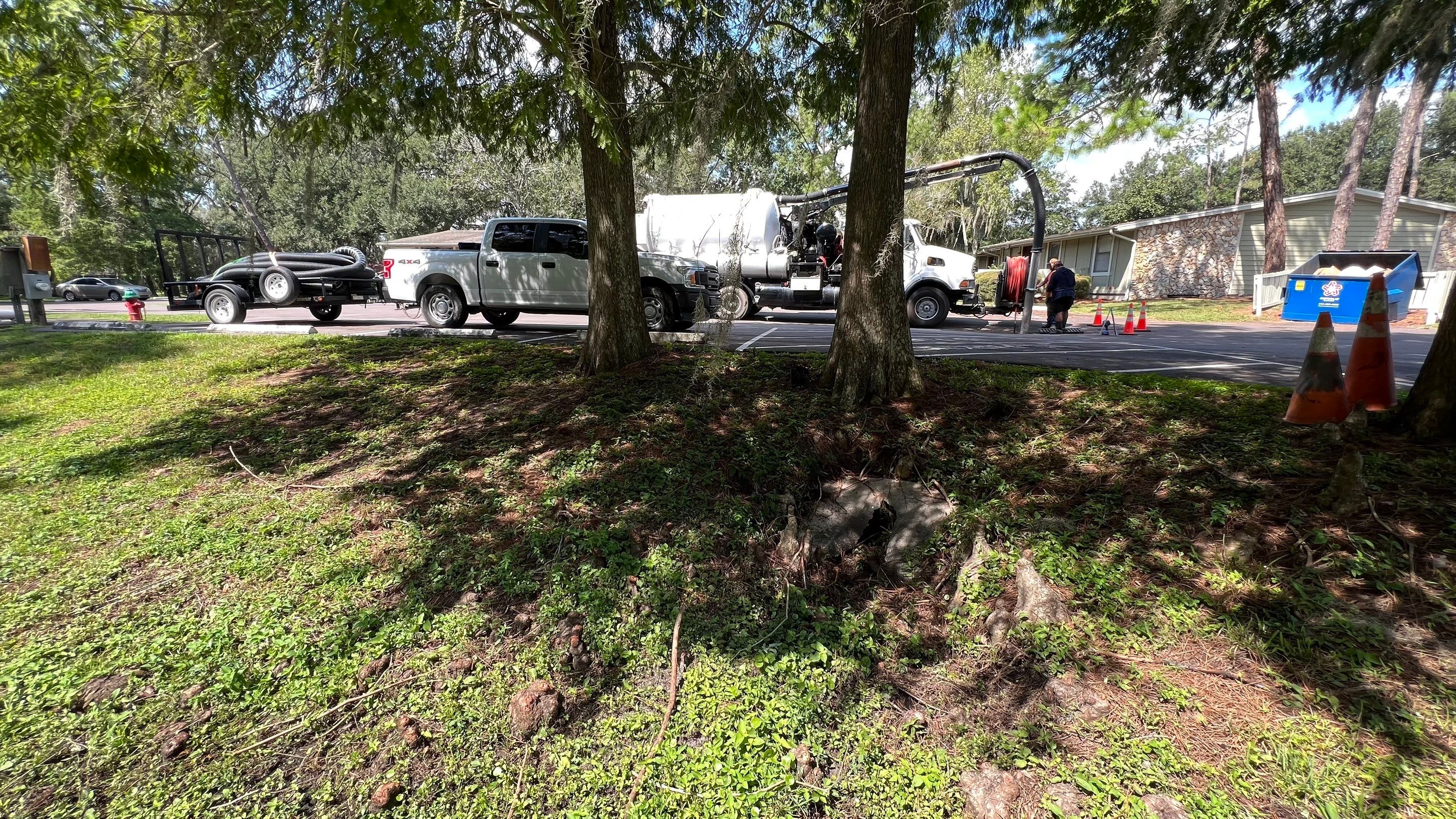 Apartment Complex Storm Water System Cleaning and Maintenance by APS Power & Water