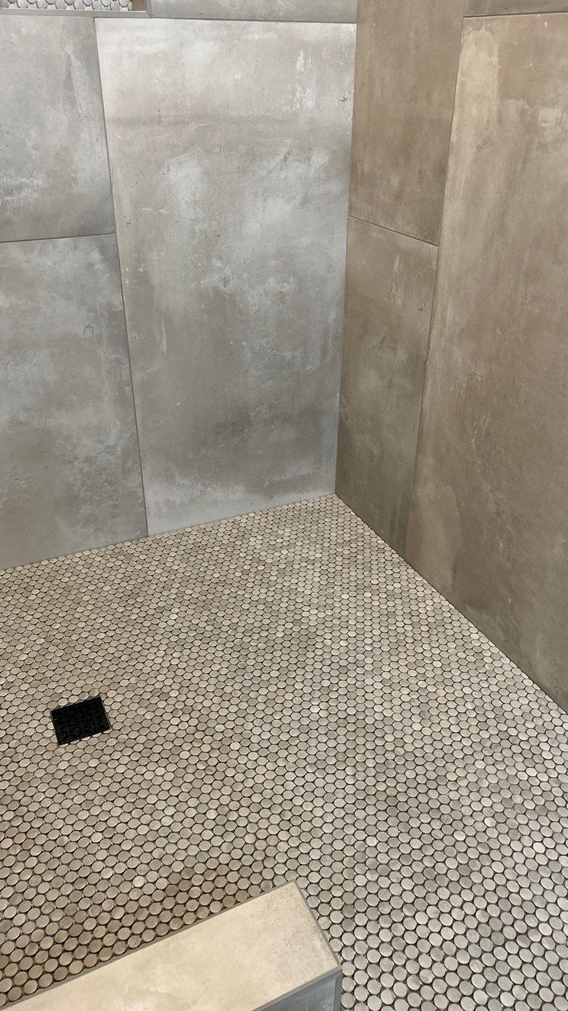 Stunning Tile Shower Installation  by Footprints Floors of Nashville