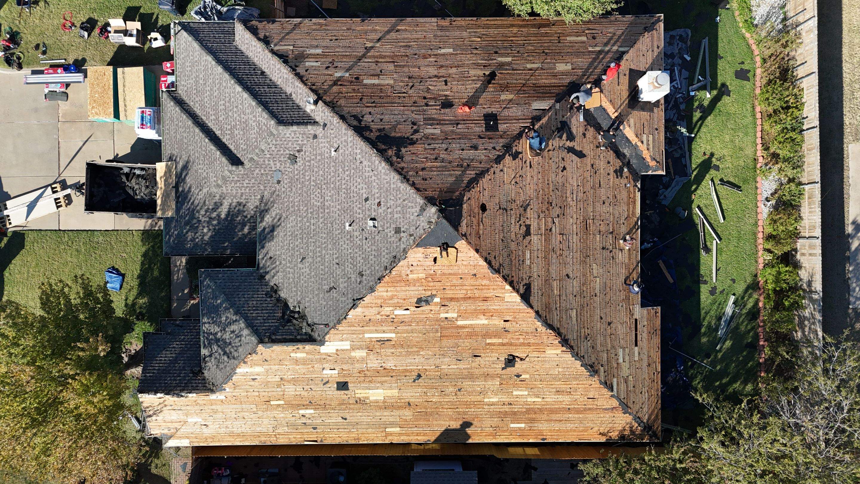 GAF Armourshield II Class 4 Impact Resistant Reroof - Full Storm Restoration - Edmond, OK by 5Coat Roofing & Construction