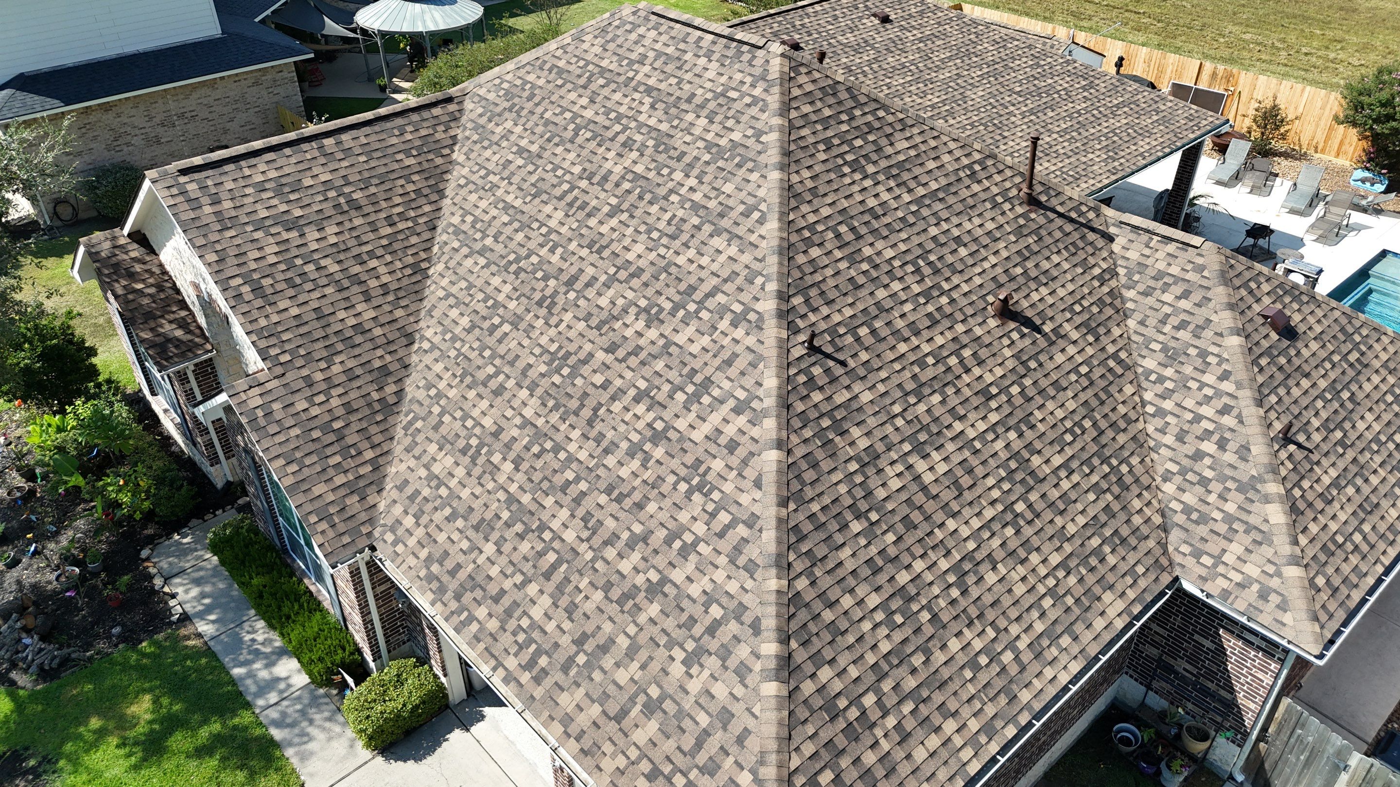 Residential Roofing Installation using IKO Dynasty by Core Four Roofing
