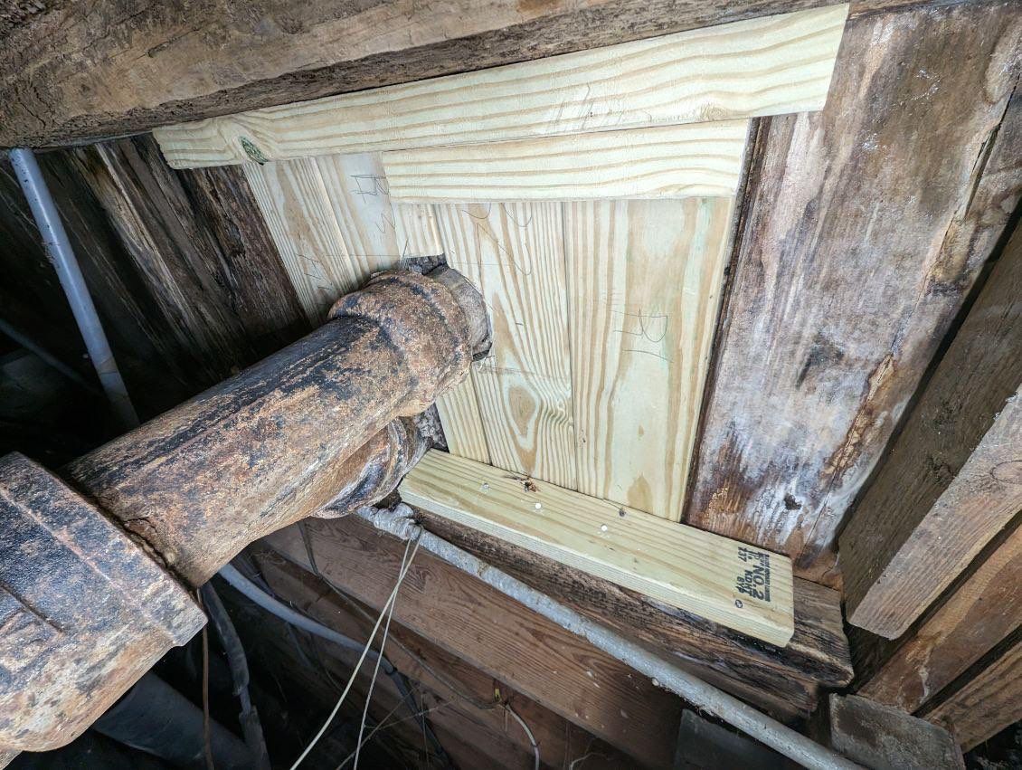 Investment Property Rescue - Subfloor Repair & Bathroom Tile Installation (Columbia, SC) by Geaux 2 Guy, LLC
