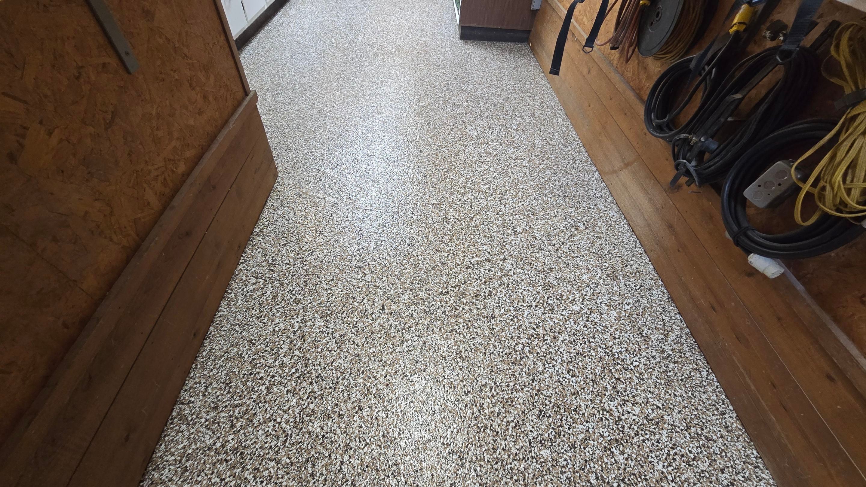 Carport and Workshop Using Mocha Match by Elite Floor Solutions