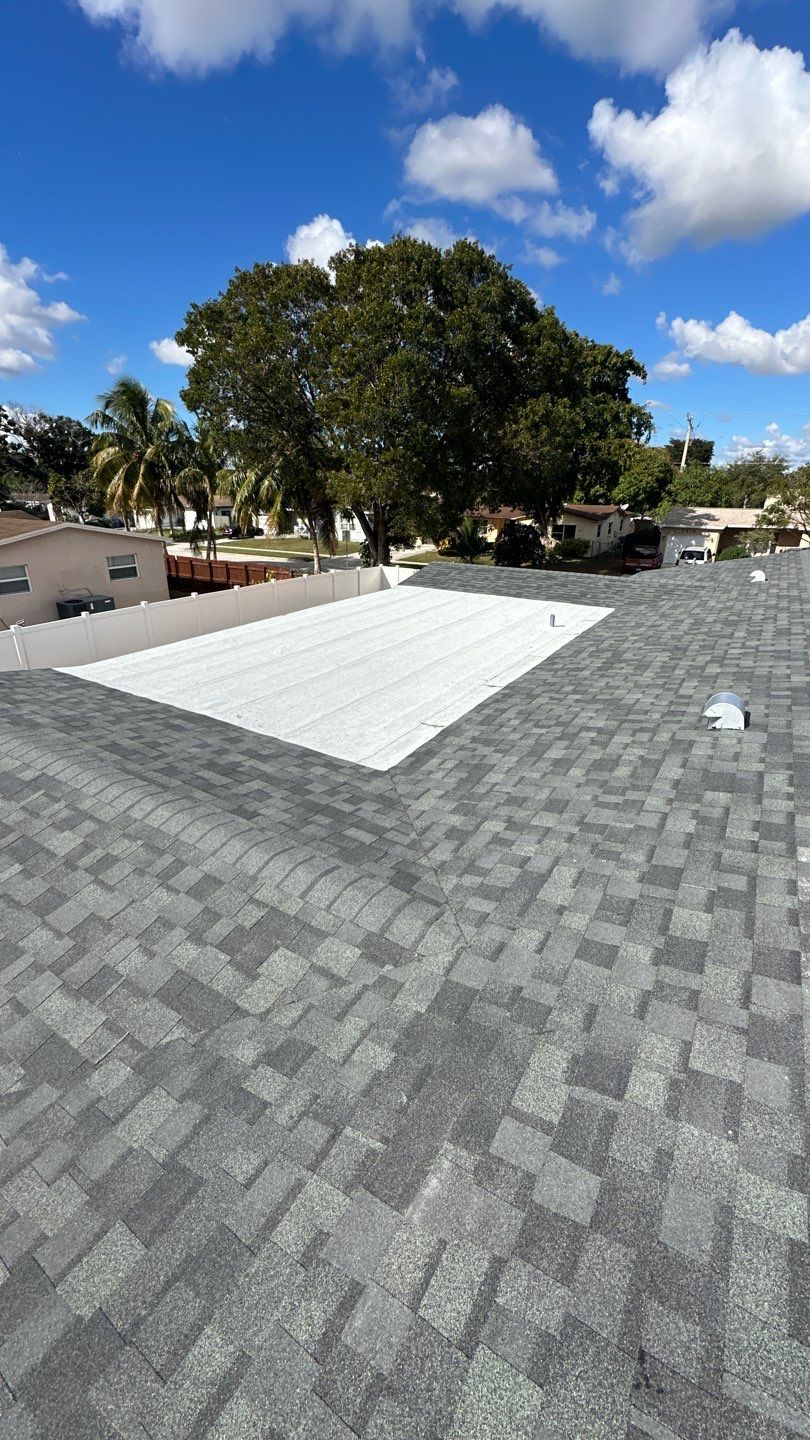 Asphalt Shingle and Flat Roof Membrane Installation in Margate by AJF ROOFING INC