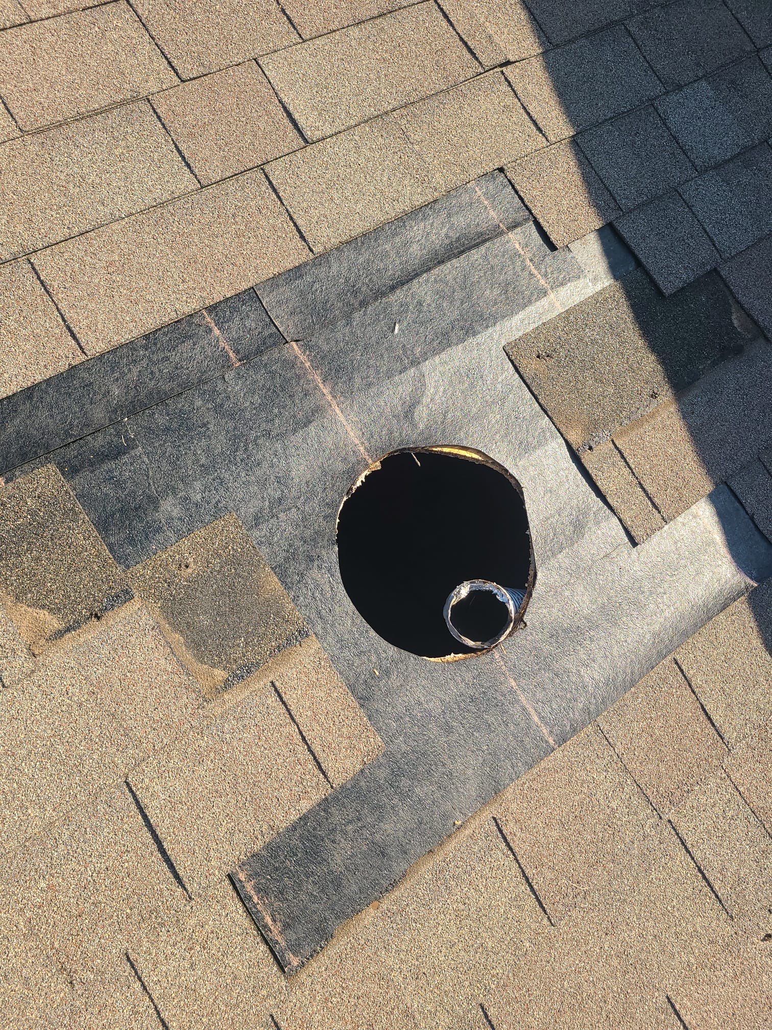 Hail Damage using Owen's Corning Duration (Lifetime) Shingles by Roof Repair Company