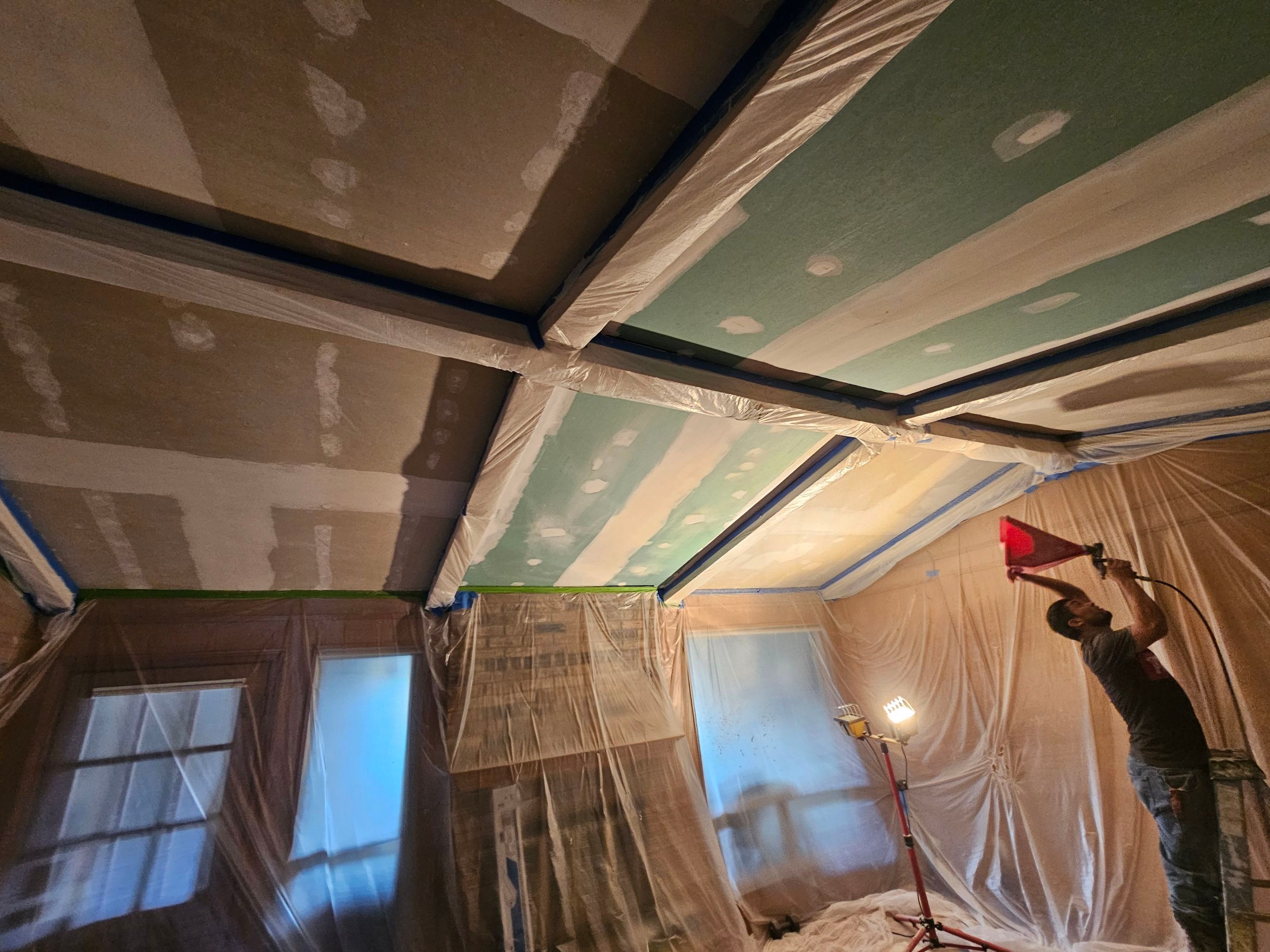 Roof replacement, popcorn removal, fence stain & paint by EL-GC LLC 