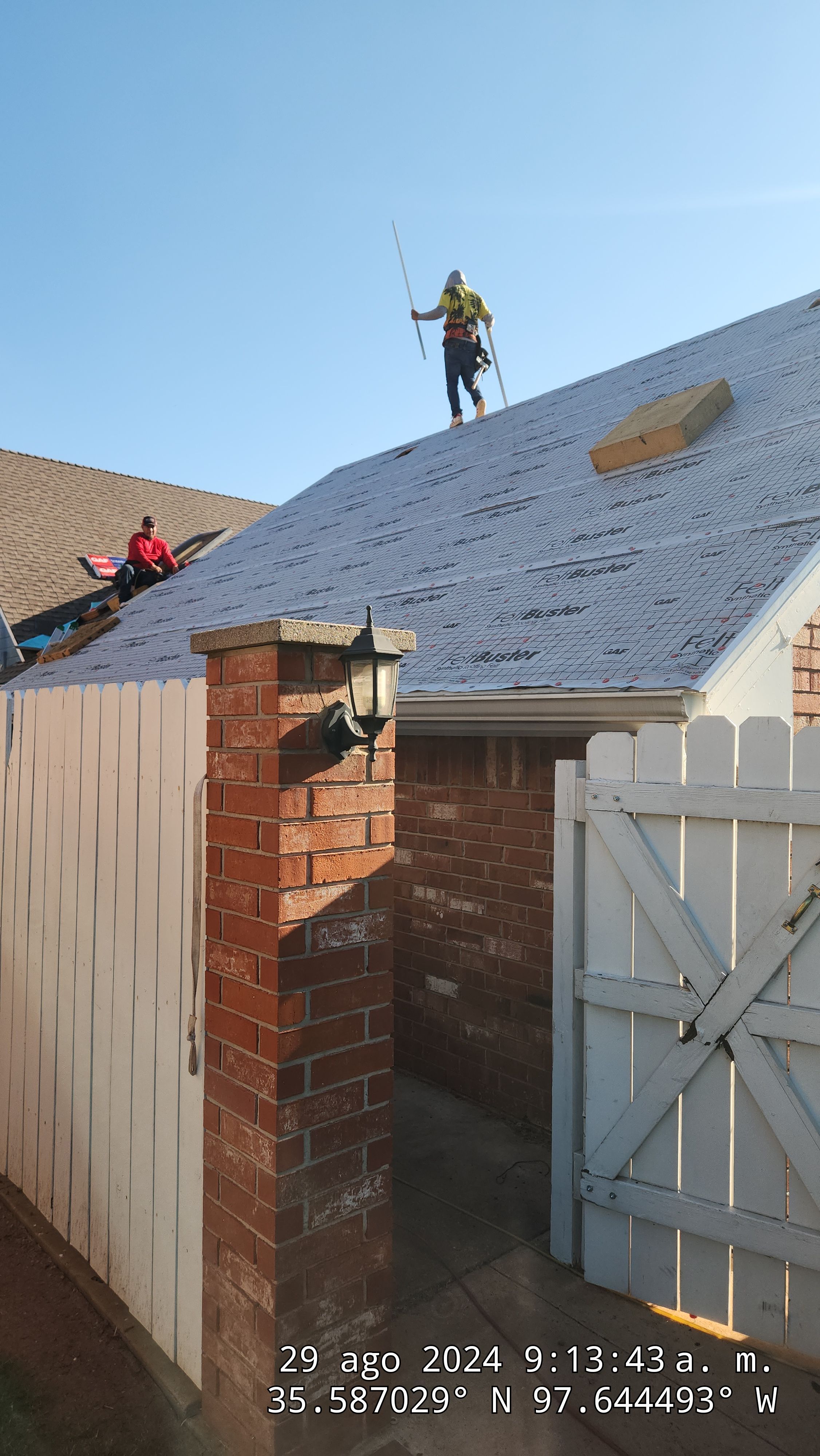 Residential Roofing Installation using GAF by Castillo Roofing