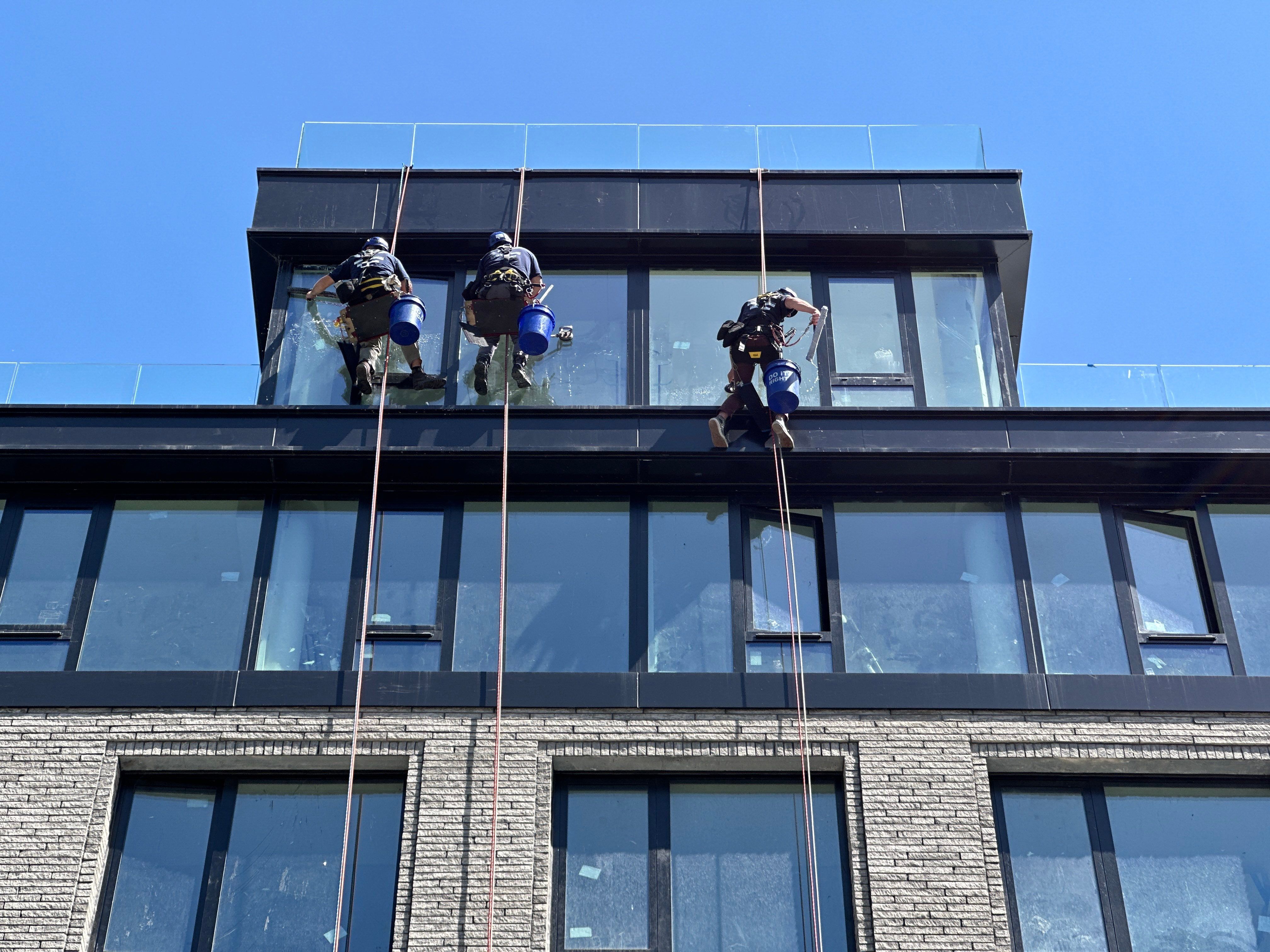 Post Construction Window Clenaing by Total Window Service