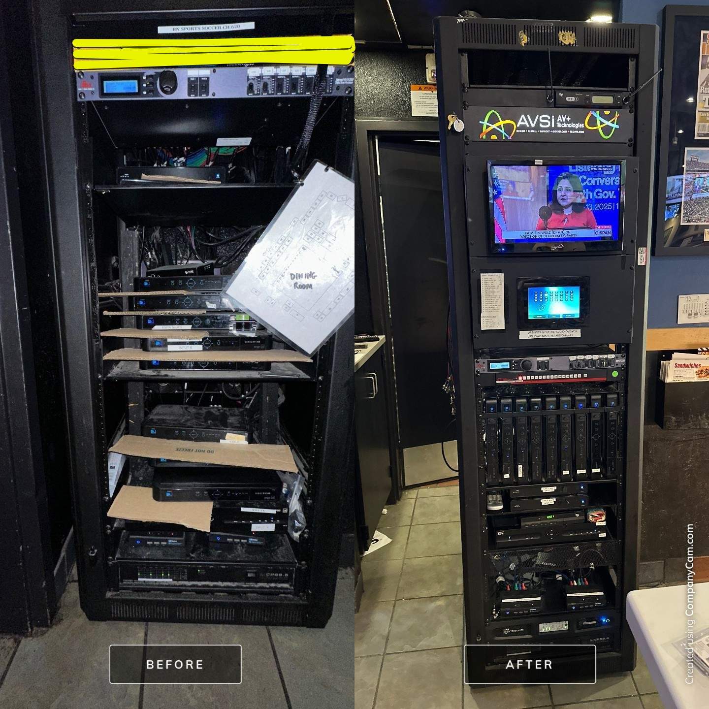 Sports bar AV Remodel by AVSi