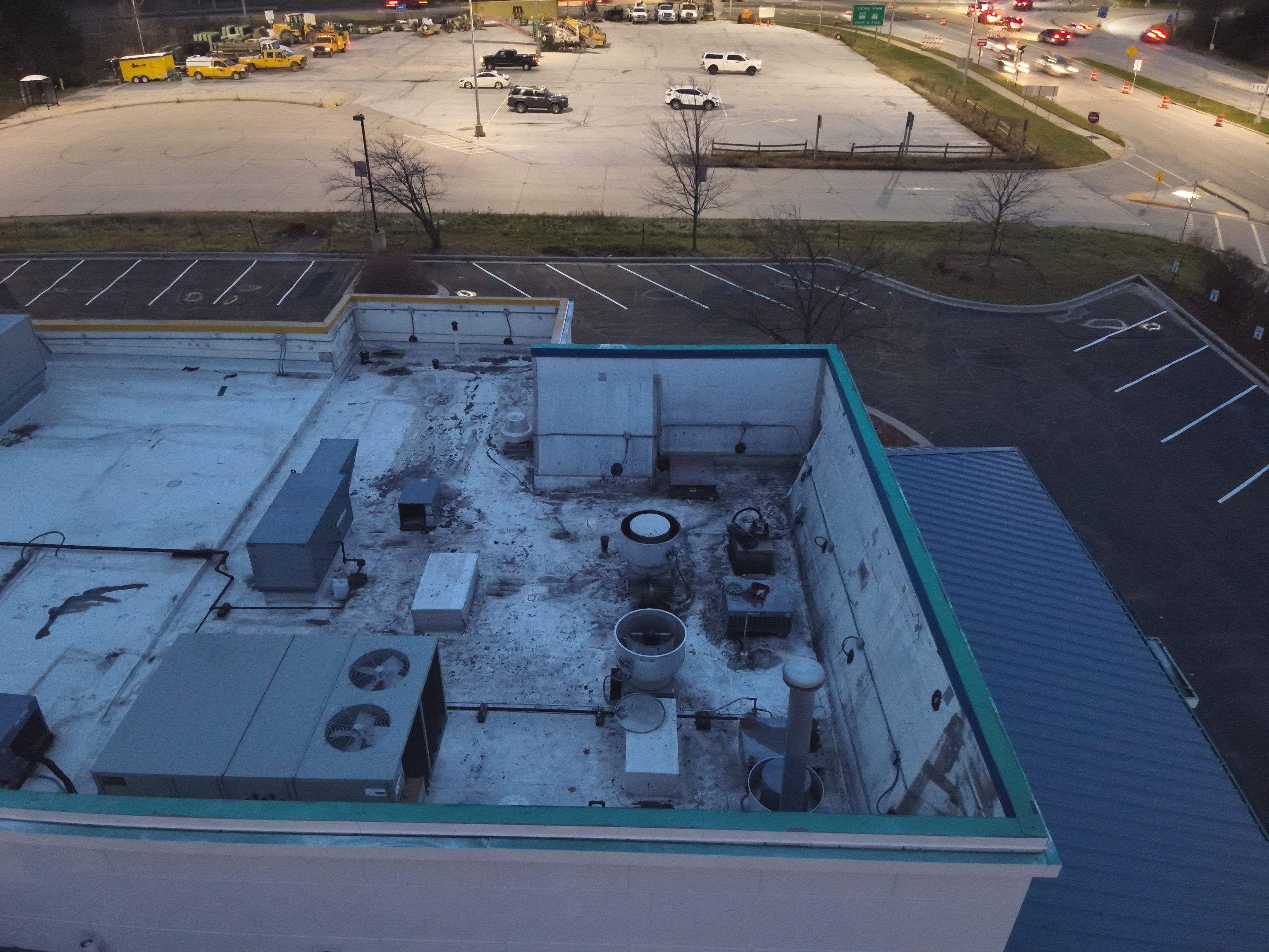 Commercial Roofing Inspection using Thermal Imaging Drone  by Stendahl Services
