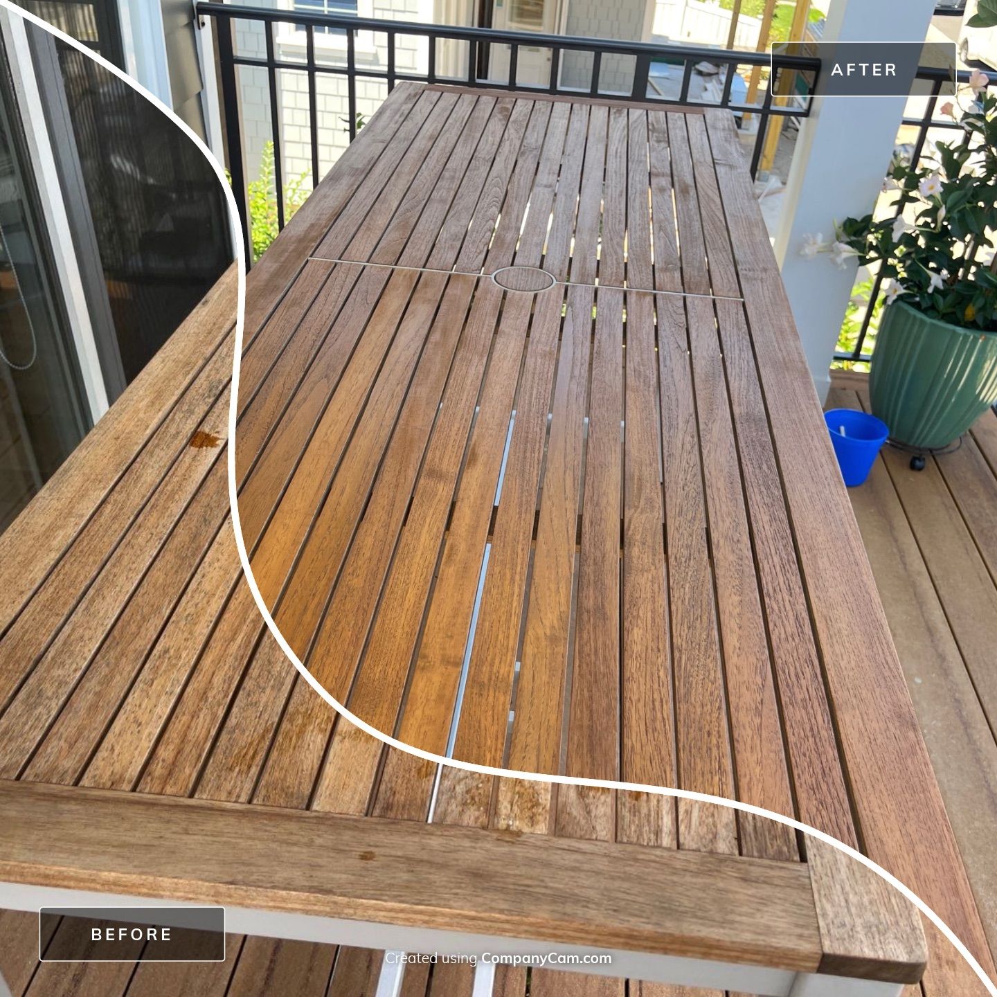 Teak Outdoor Furniture Restoration by FreshCoat Works LLC