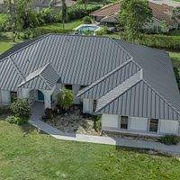 24ga 1.5" Mechanical Seam Charcoal Gray  by Total Roofing System The Metal Roof Experts