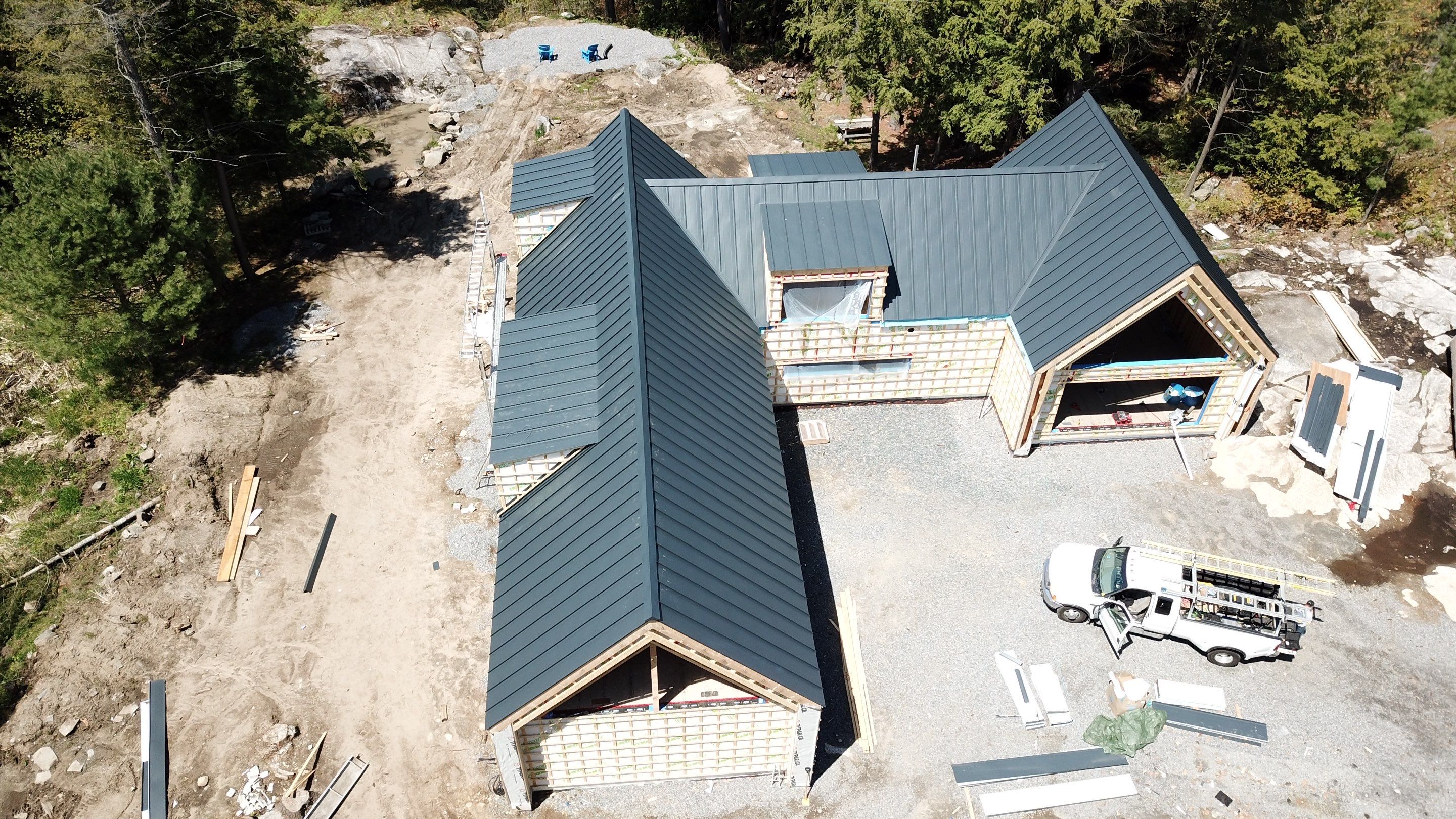 Standing Seam Metal Roof - Custom Coping and Flashing  by Jay Carter Roofing & Sheet Metal