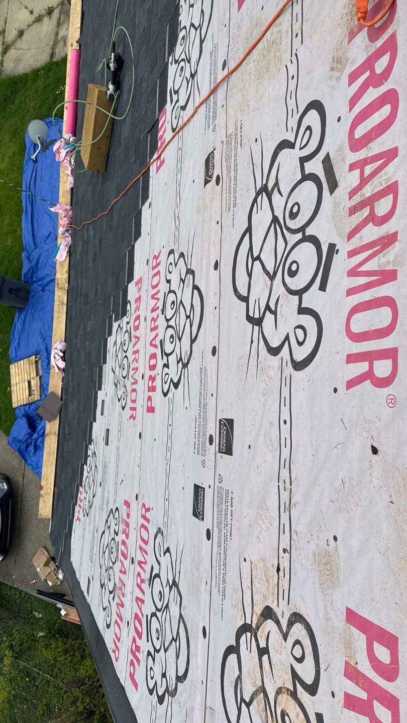 Roof Replacement using Owens Corning Onyx Black by 180 Contractors