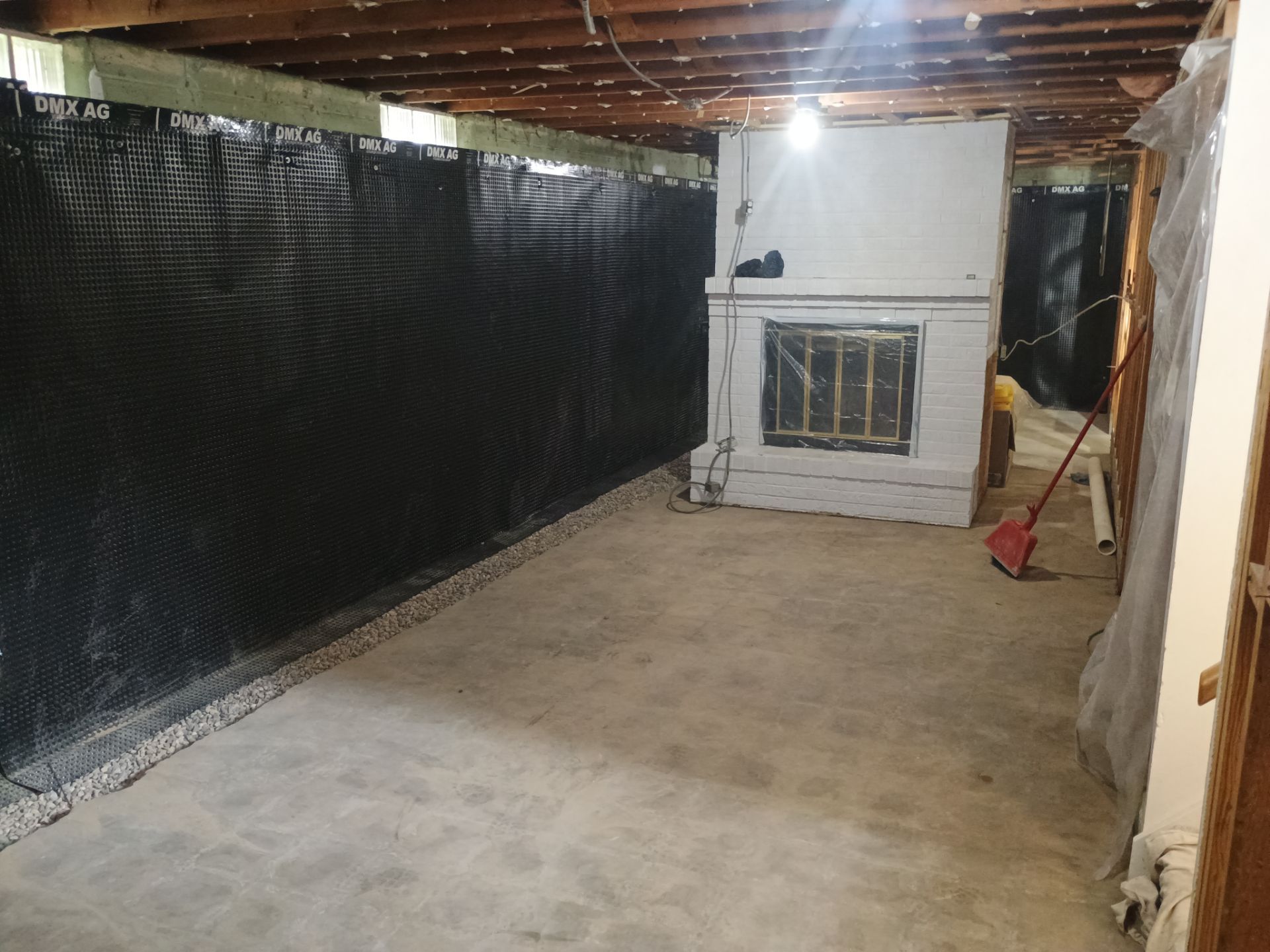 Interior Drain Tile & Wall Drainage in Southwest Minneapolis by Waterproofing Northeast