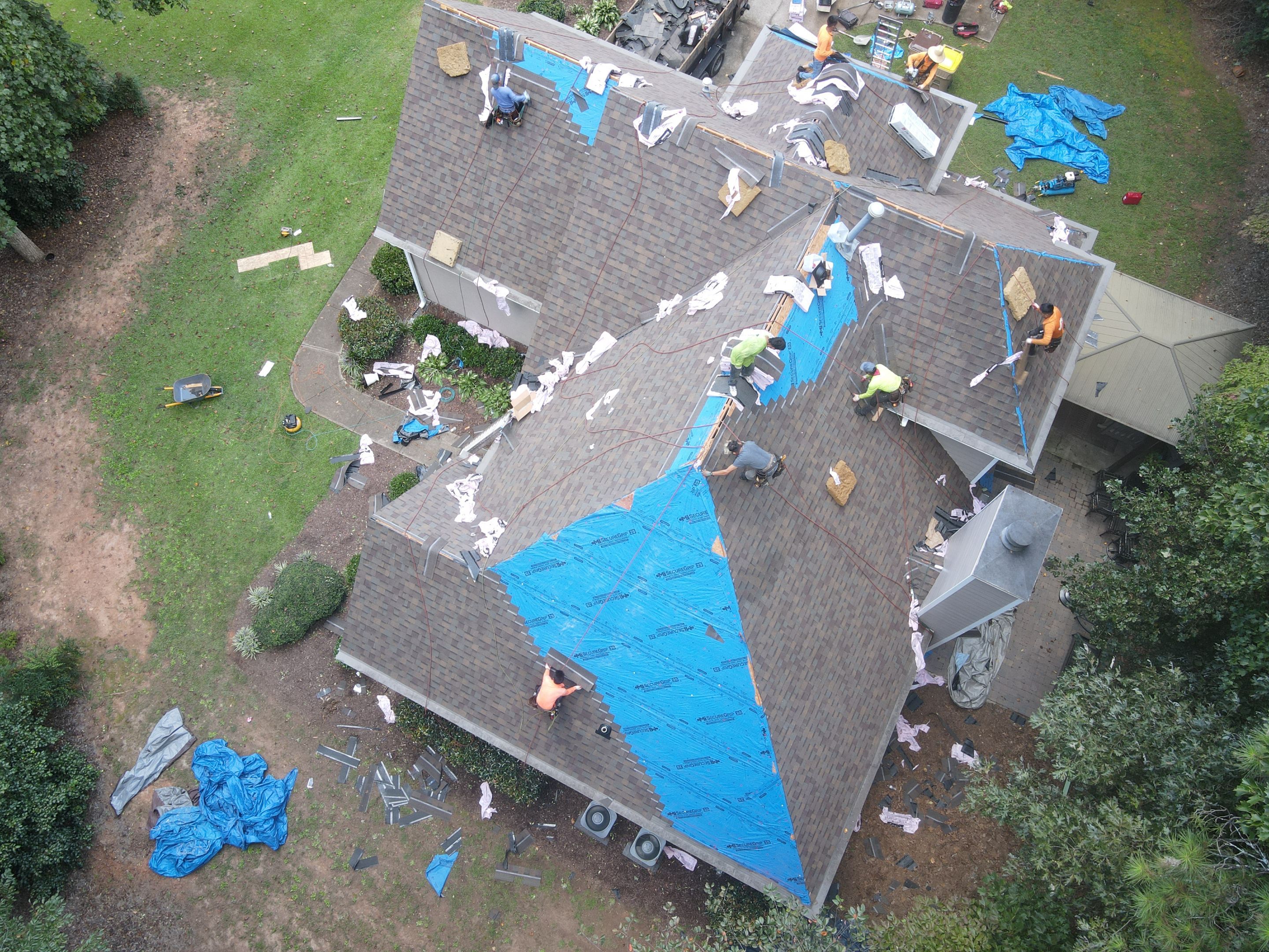 Residential Roofing Installation using Owens Corning by Inspector Roofing and Restoration