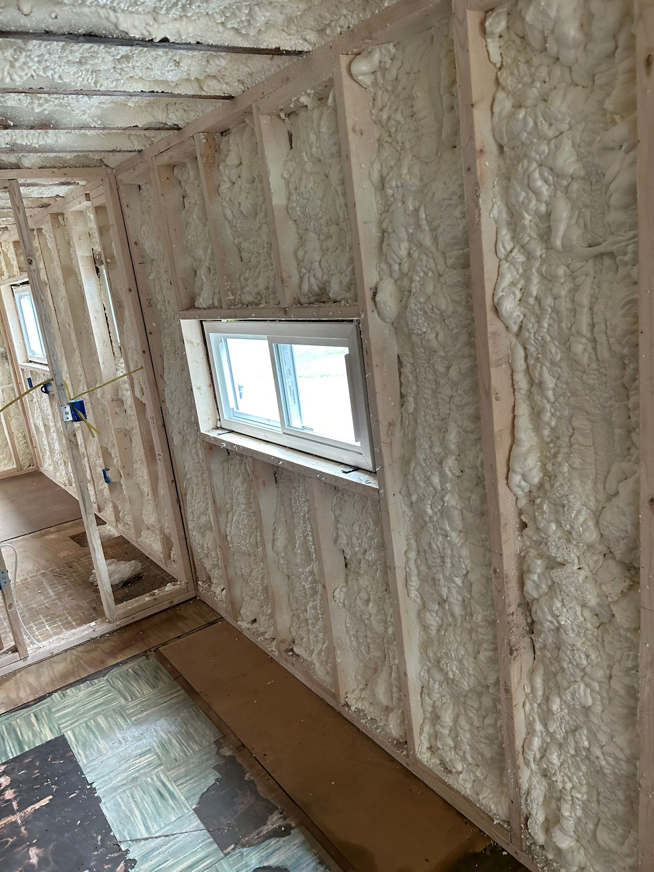 Mesko-Insulating a remodel with sprayfoam by Burke Home Services