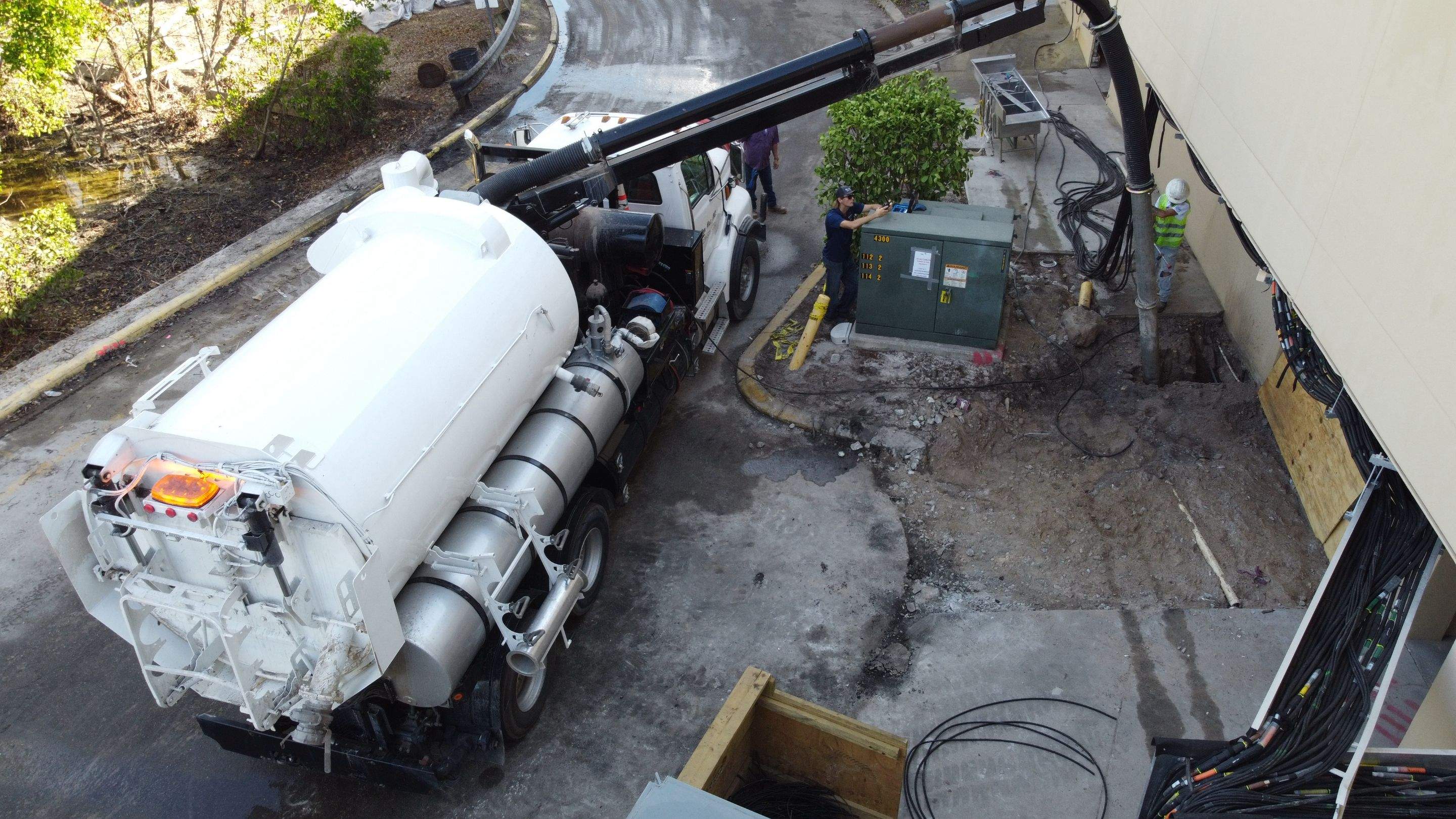 Ritz-Carlton North Service Road Daylighting by Don Mar, Inc. Storm Water Solutions