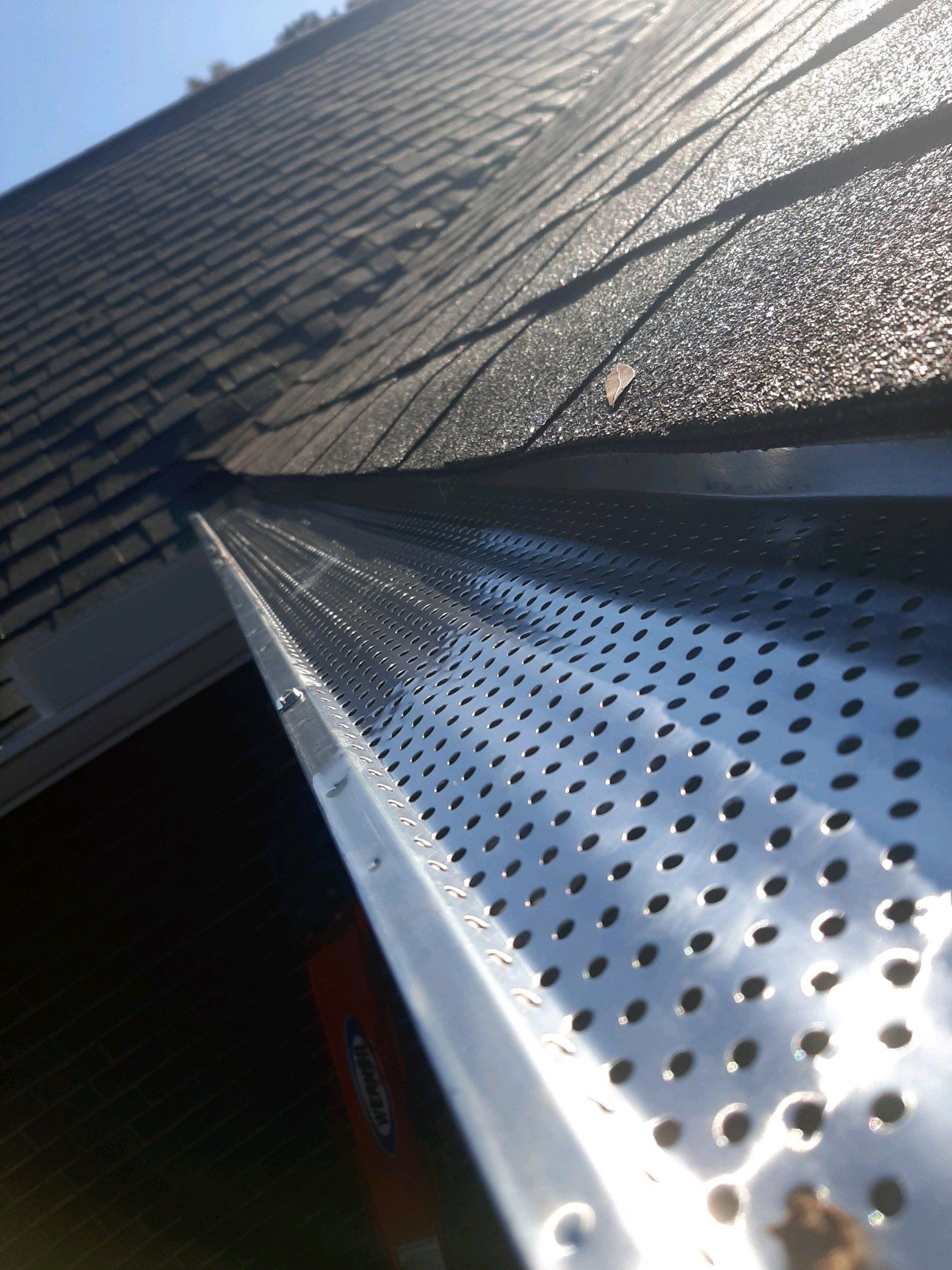 Gutter Installation using K-Style Seamless Gutters by Gutter Professors