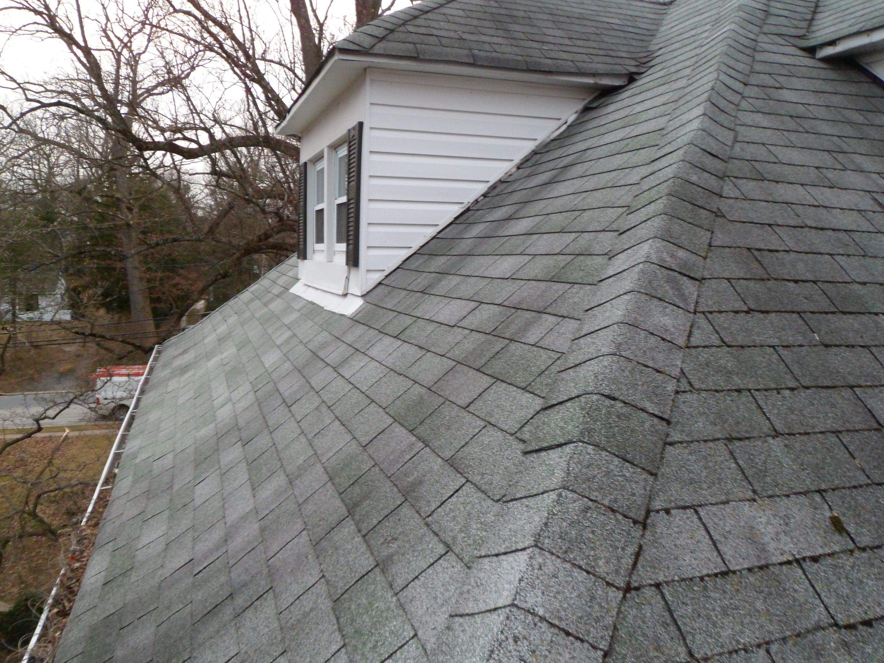 Residential Roofing Installation using Max Def Pewterwood by Alpha Design Services