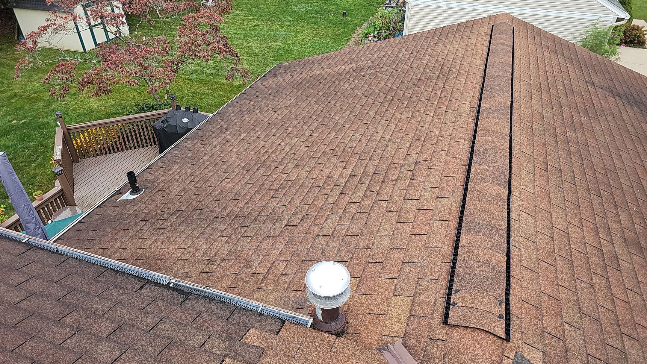 ATLAS PINNACLE COLOR: HEATHERBLEND DRIP EDGE: MUSKET BROWN by Eagle Eye Roofing