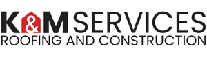 Logo for K&M Services, Roofing and Construction