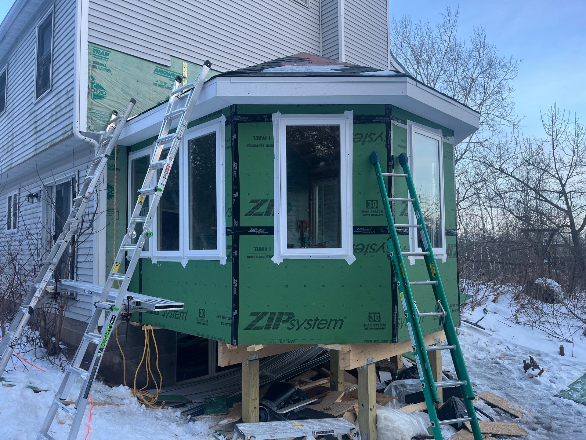 Sunroom Addition by Anchor North Property Services