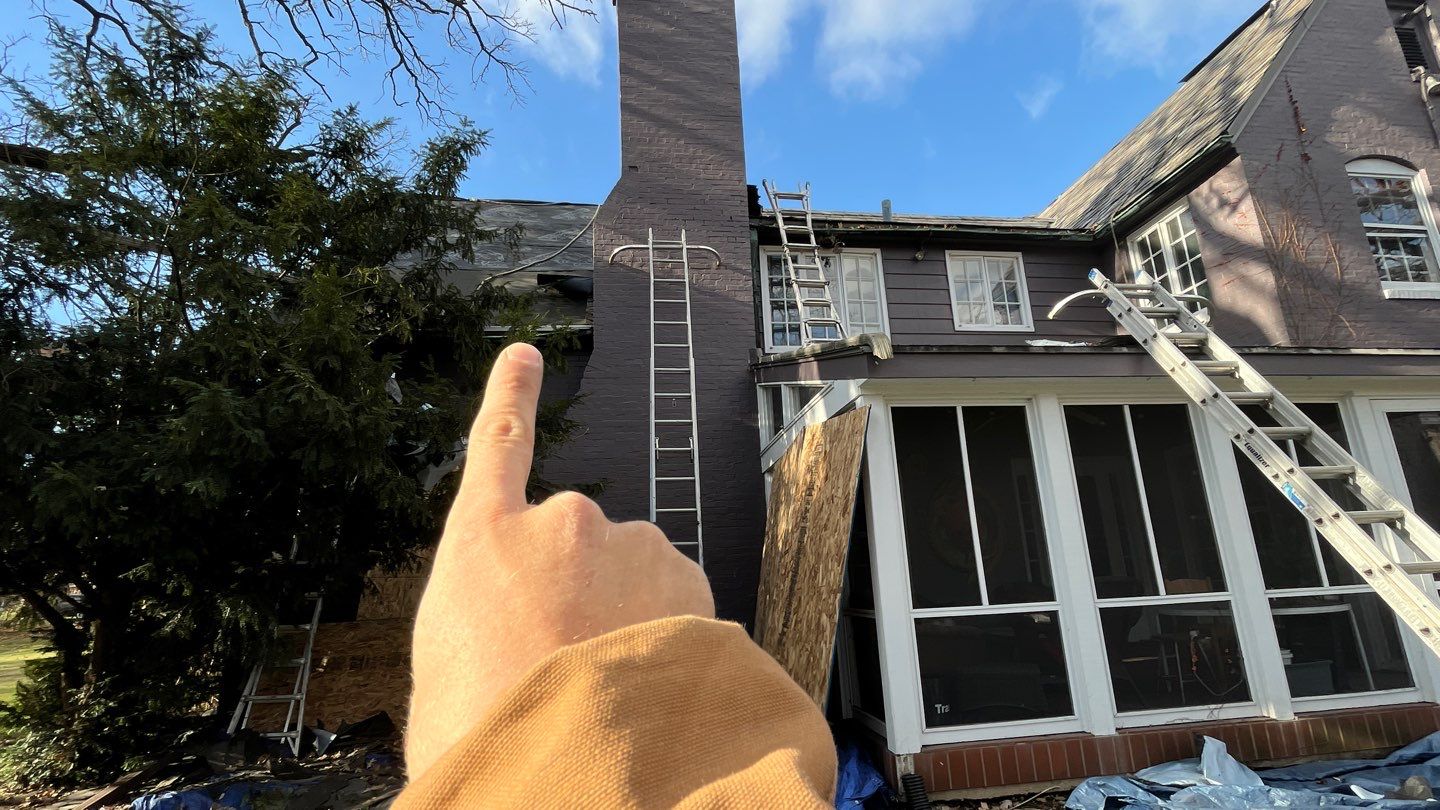 Slate Roof Removal using Atlas Storm Master Slate by Total Exteriors