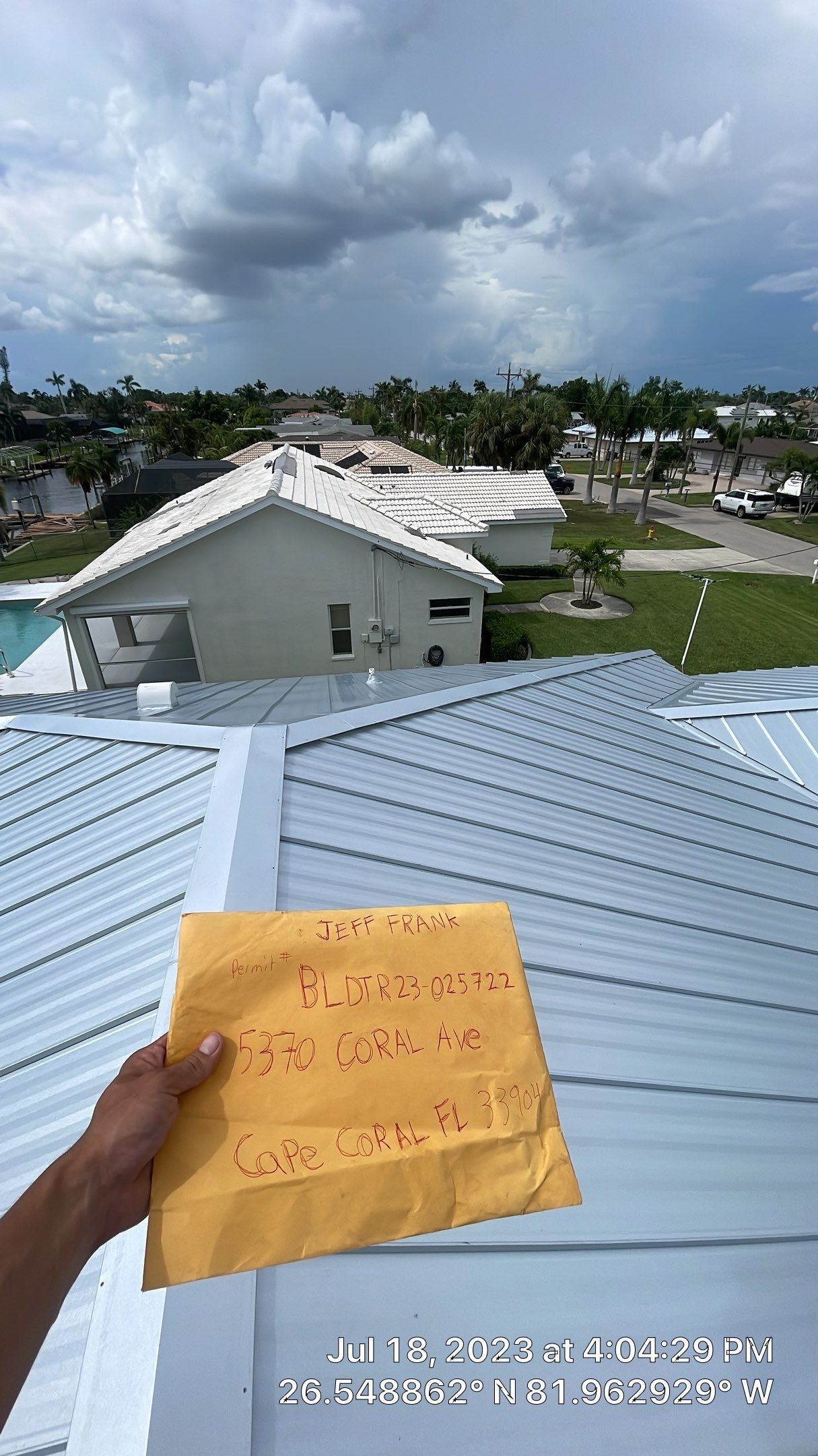 Residential Roofing Installation using Standing Seam Metal by Protek 