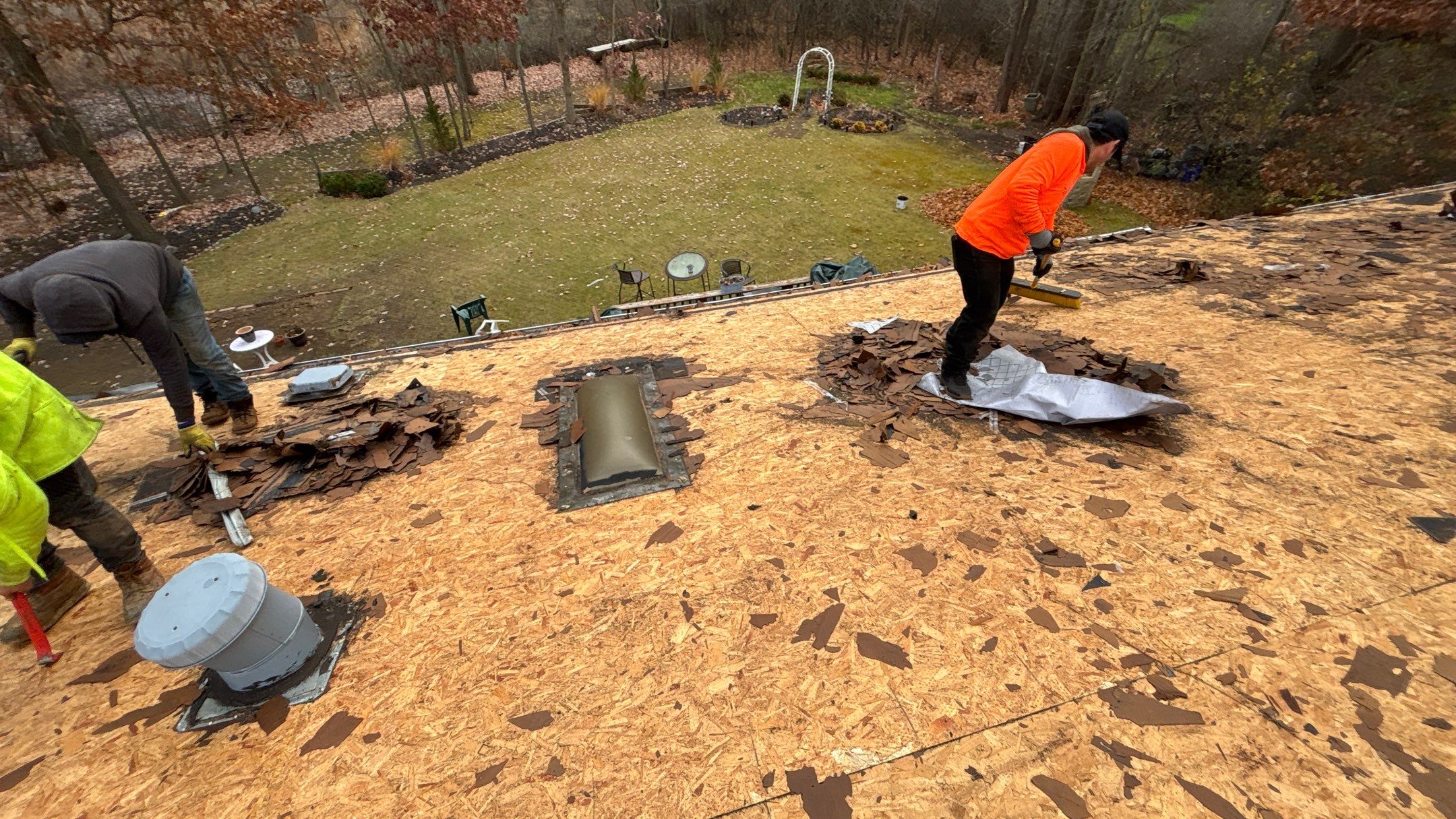 Roof Replacement using Owens Corning Estate Gray by 180 Contractors