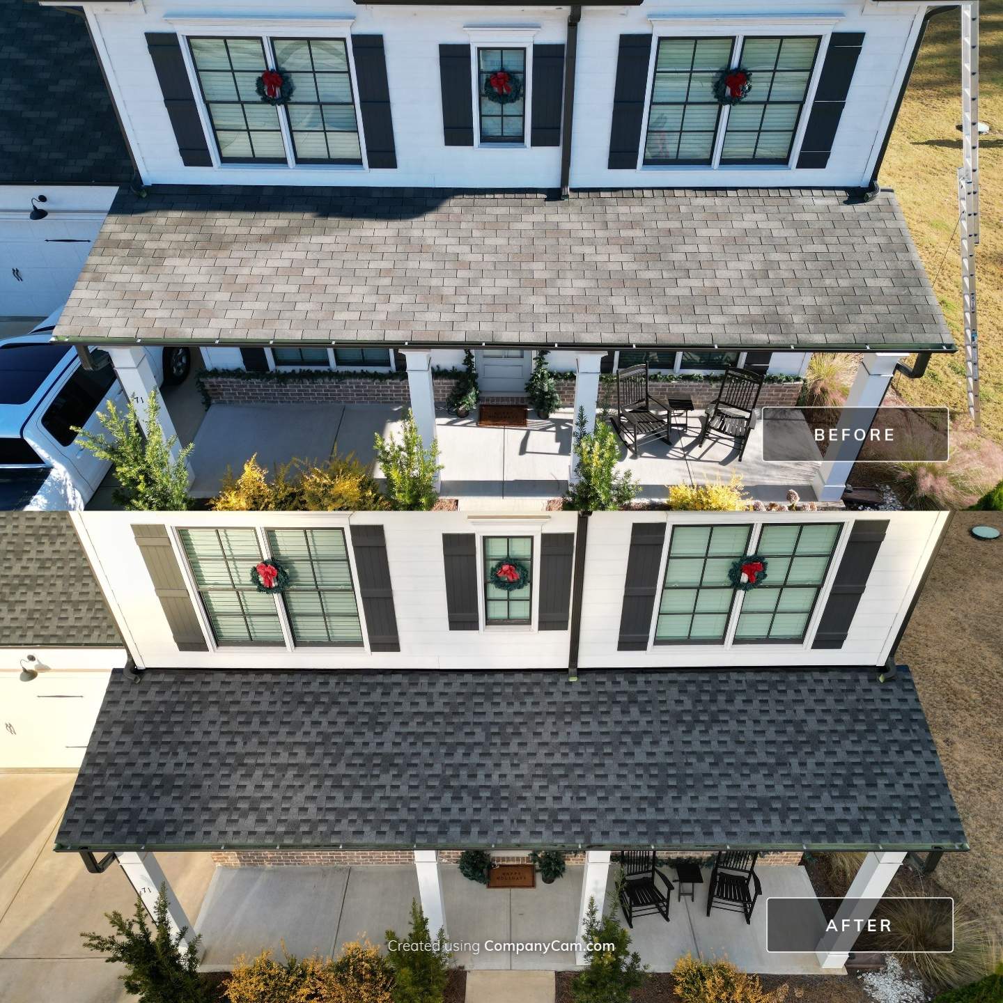 Wind damamge  by Deerfield Roofing LLC