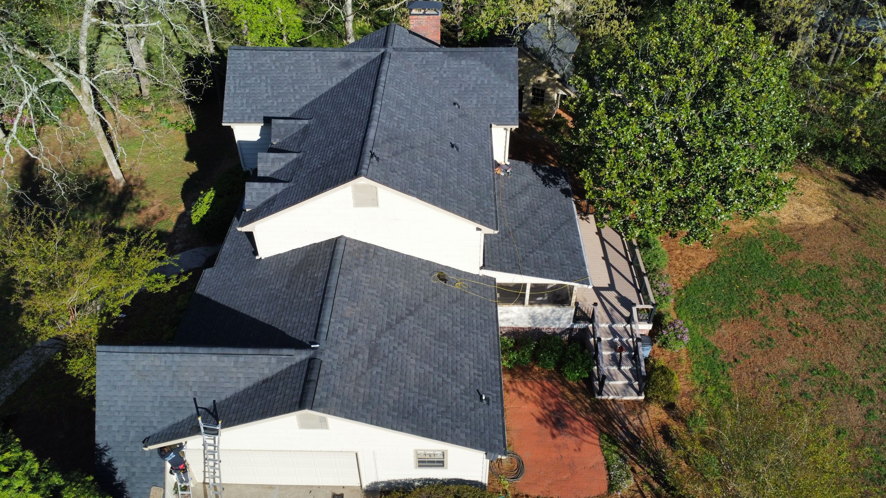 Canton, GA Roof Replacement IKO Cambridge Dual Black by Reset Roofing