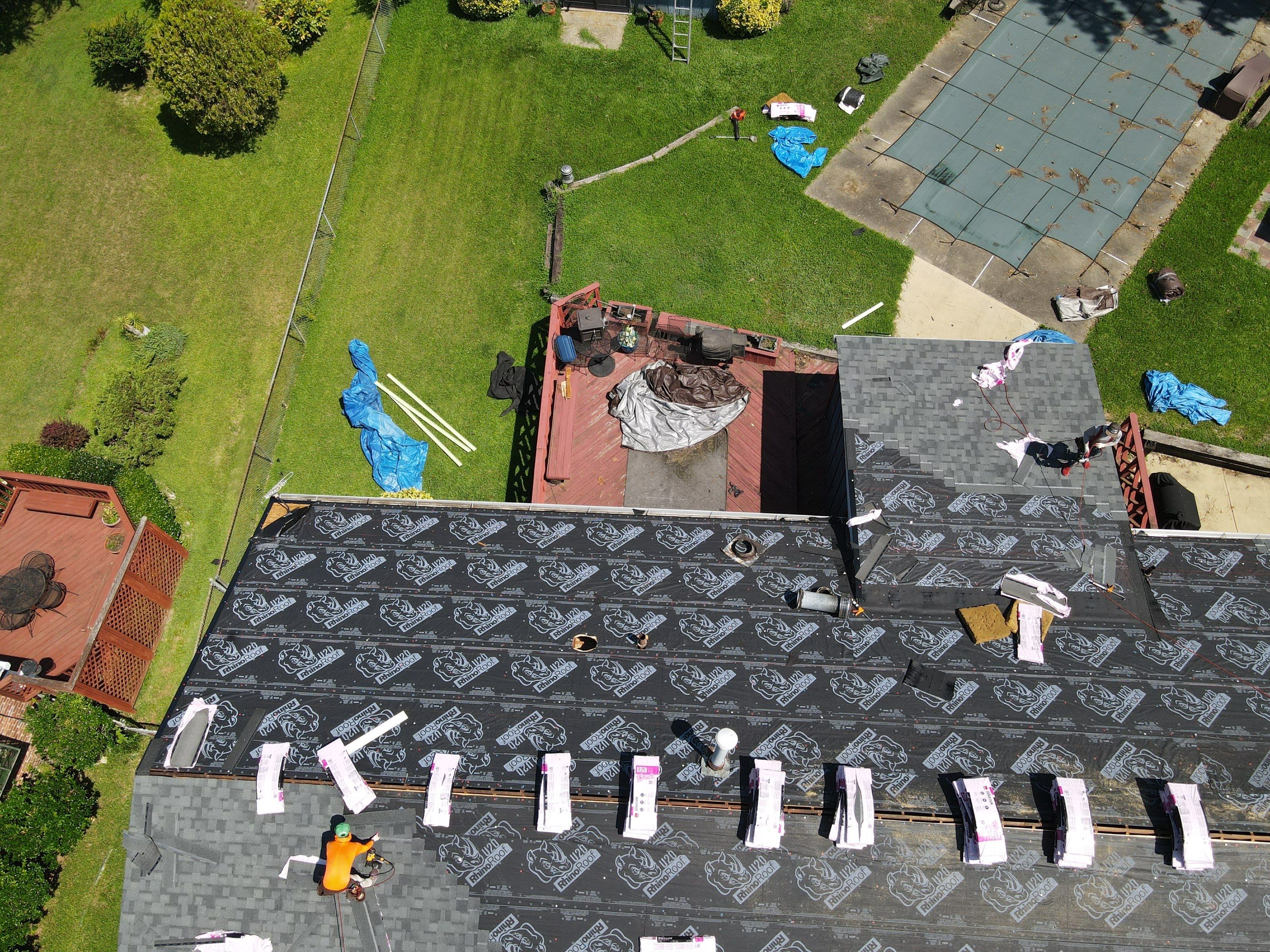 Residential Roofing Installation using Owens Corning by Inspector Roofing and Restoration