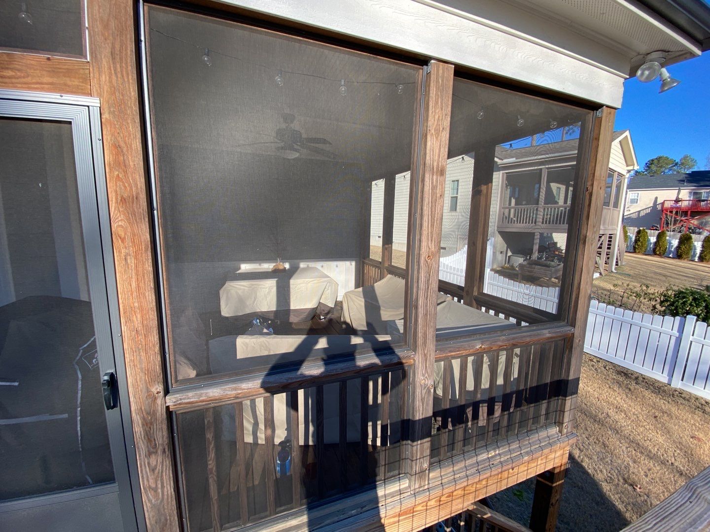 Screened Porch using Wood Sealant by DuraSeal