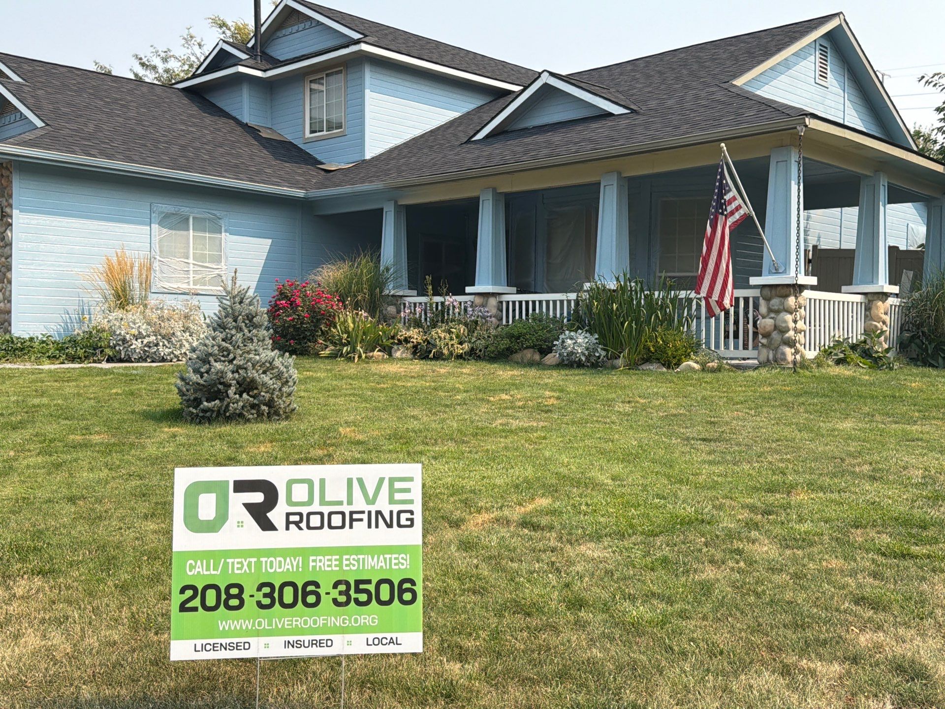 Asphalt Architectural Shingle Roof Replacement in Meridian, Idaho by Olive Roofing