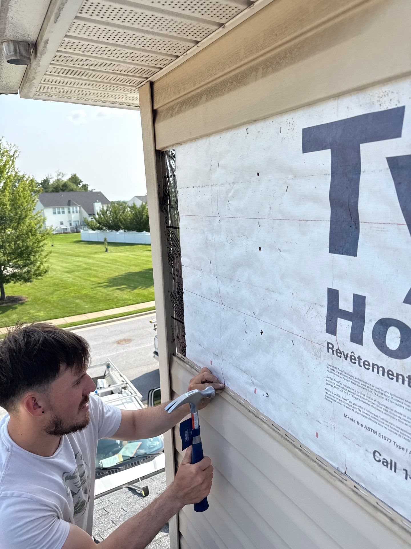 Vinyl Siding and Roof Flashing Repair in Thurmont, Maryland by Frederick Roof Repair